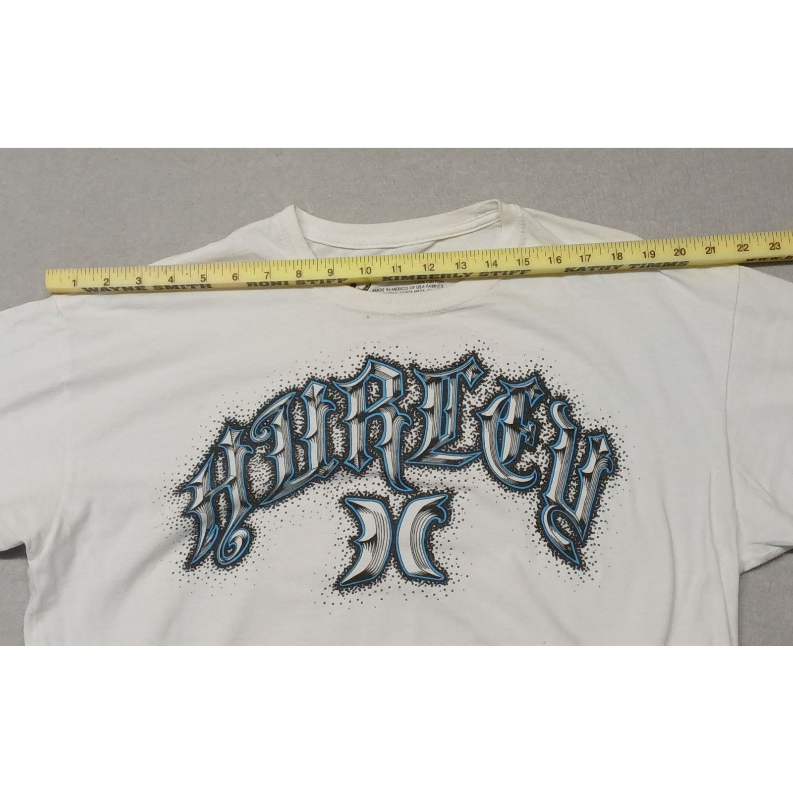 Hurley Hurley XL White Vintage Crew Neck Print Short Sleeve T-shirt Size US XL / EU 56 / 4 - 4 Thumbnail