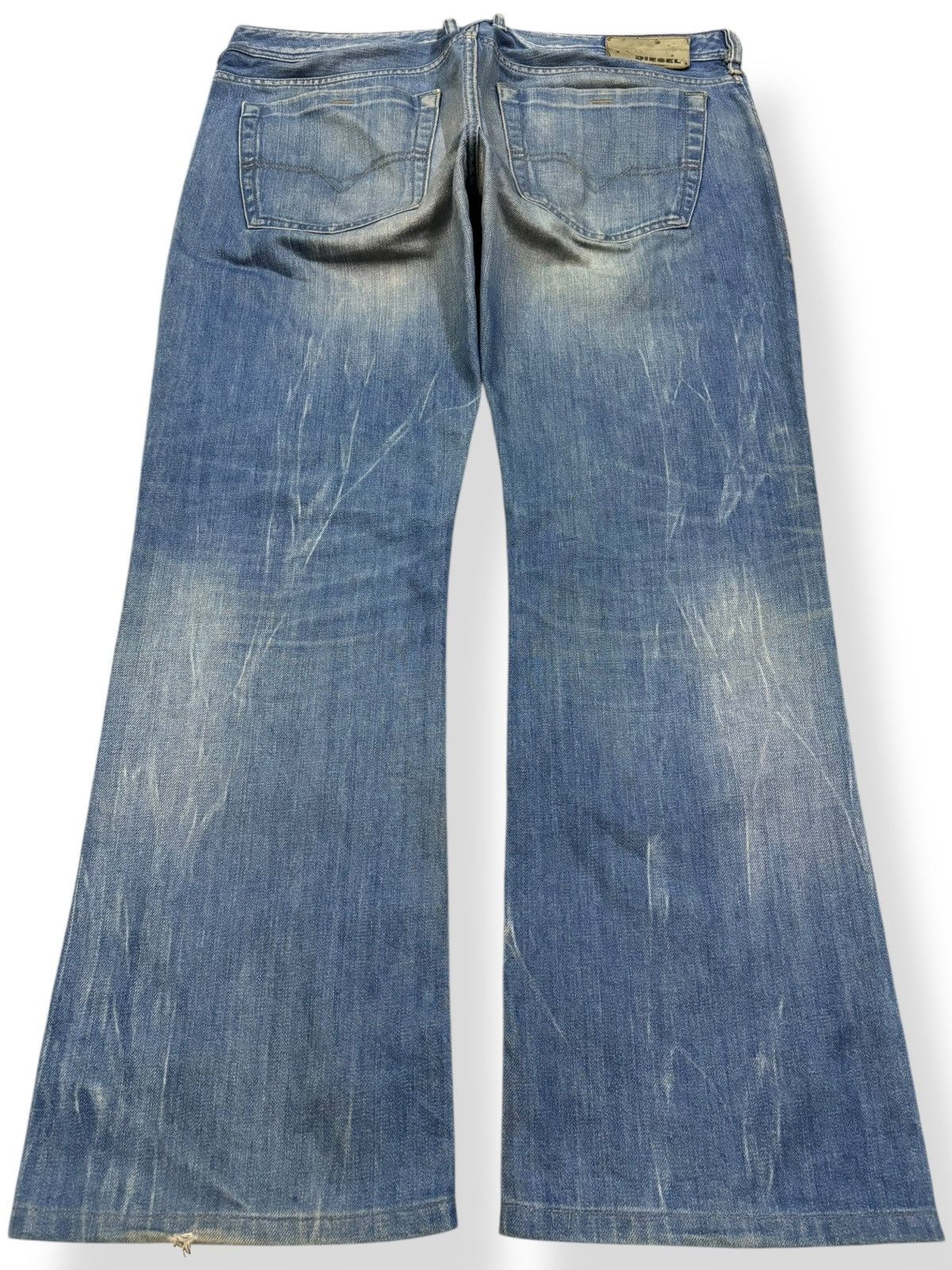 Diesel Vintage Diesel Industry Zatiny Mud Wash Bootcut Grunge Jeans Size US 36 / EU 52 - 2 Thumbnail