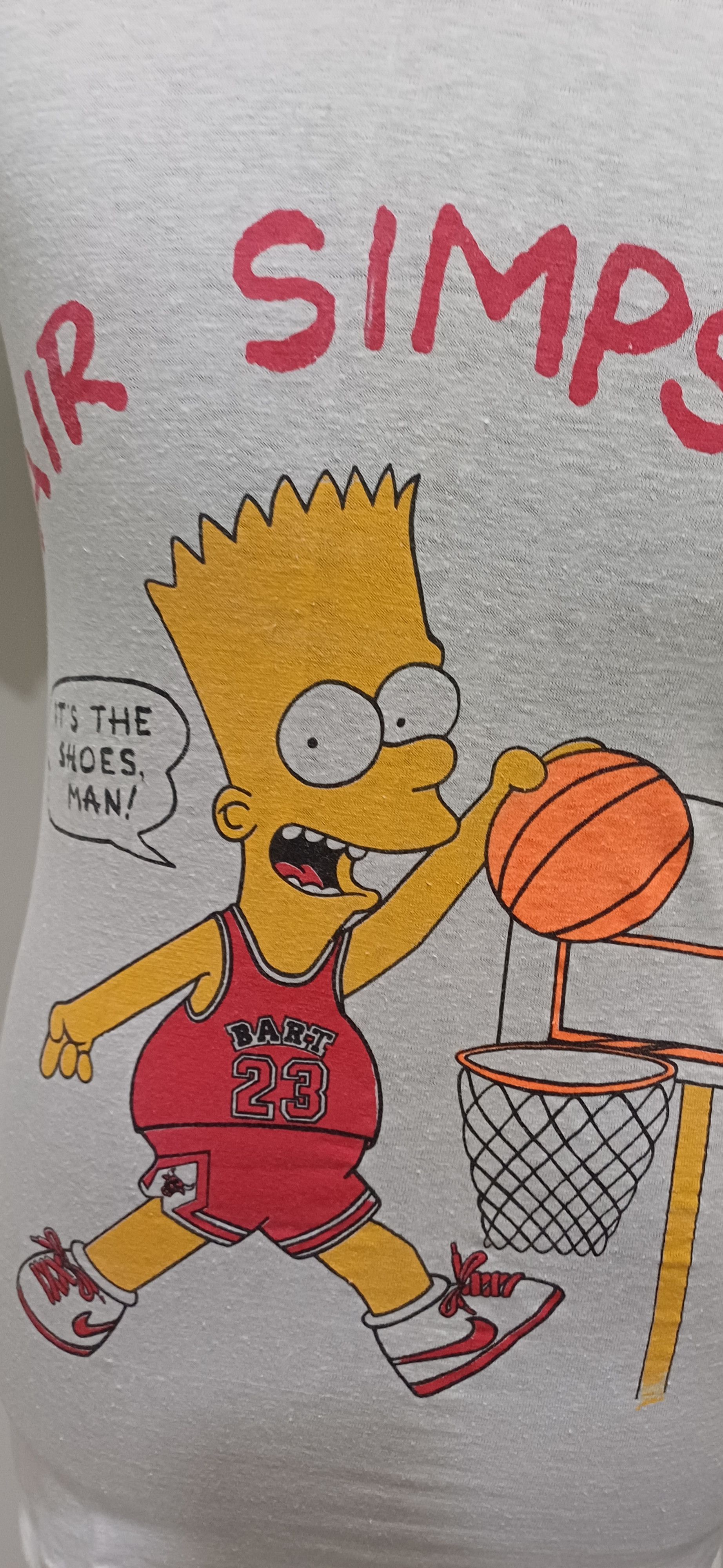 Vintage VINTAGE SIMPSON X NIKE JORDAN SHIRT SHIRT Size US L / EU 52-54 / 3 - 2 Thumbnail