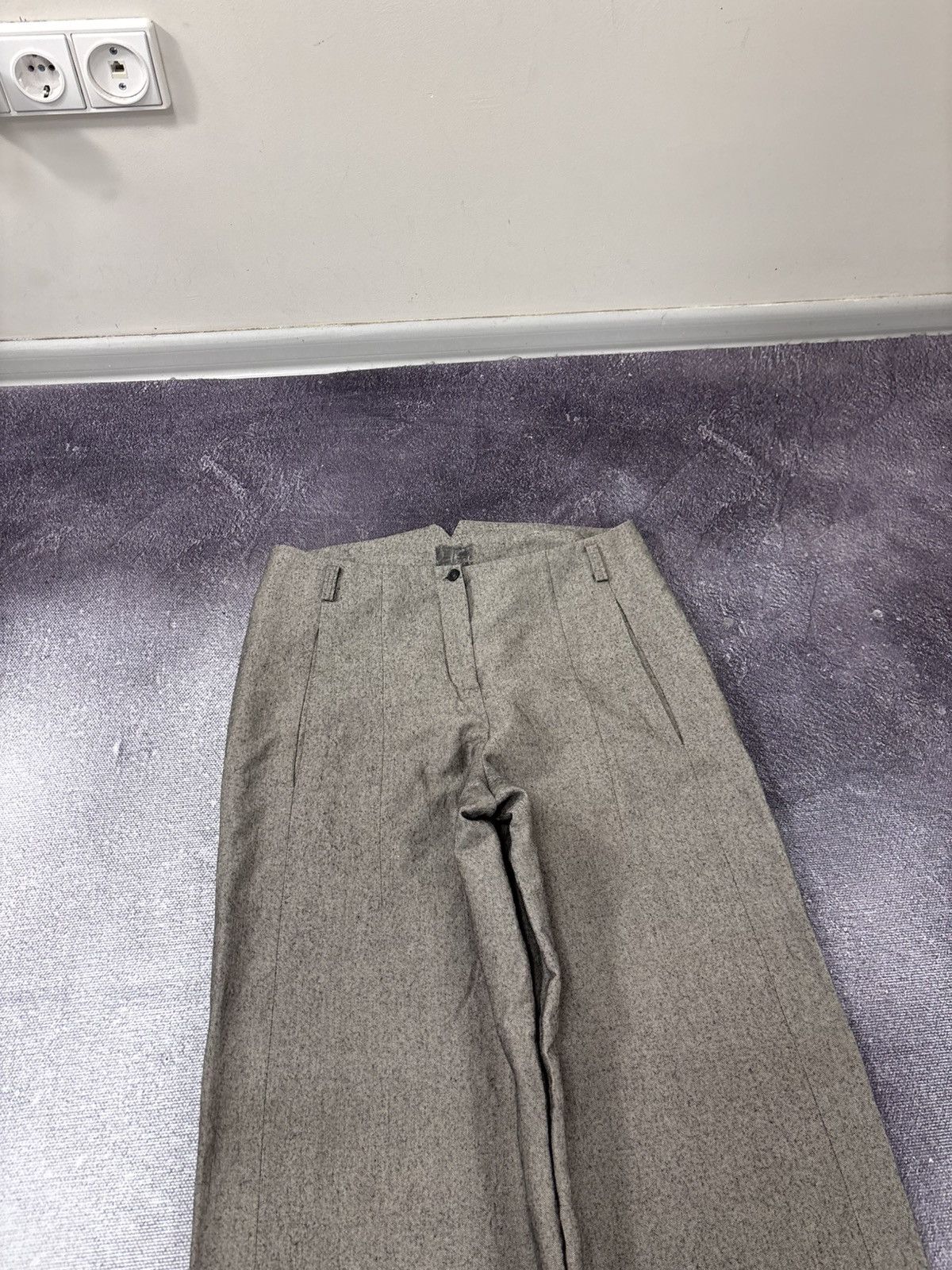 Annette Gortz Annette Gortz Women’s Wool Ramie Wide Leg Pants Trousers Size 27" / US 4 / IT 40 - 4 Thumbnail
