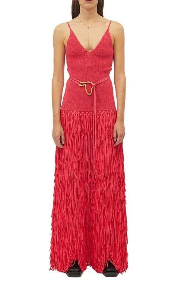 Bottega Veneta o1y0725 Size : OS / Thin Belt in Fuchsia Size ONE SIZE - 3 Thumbnail