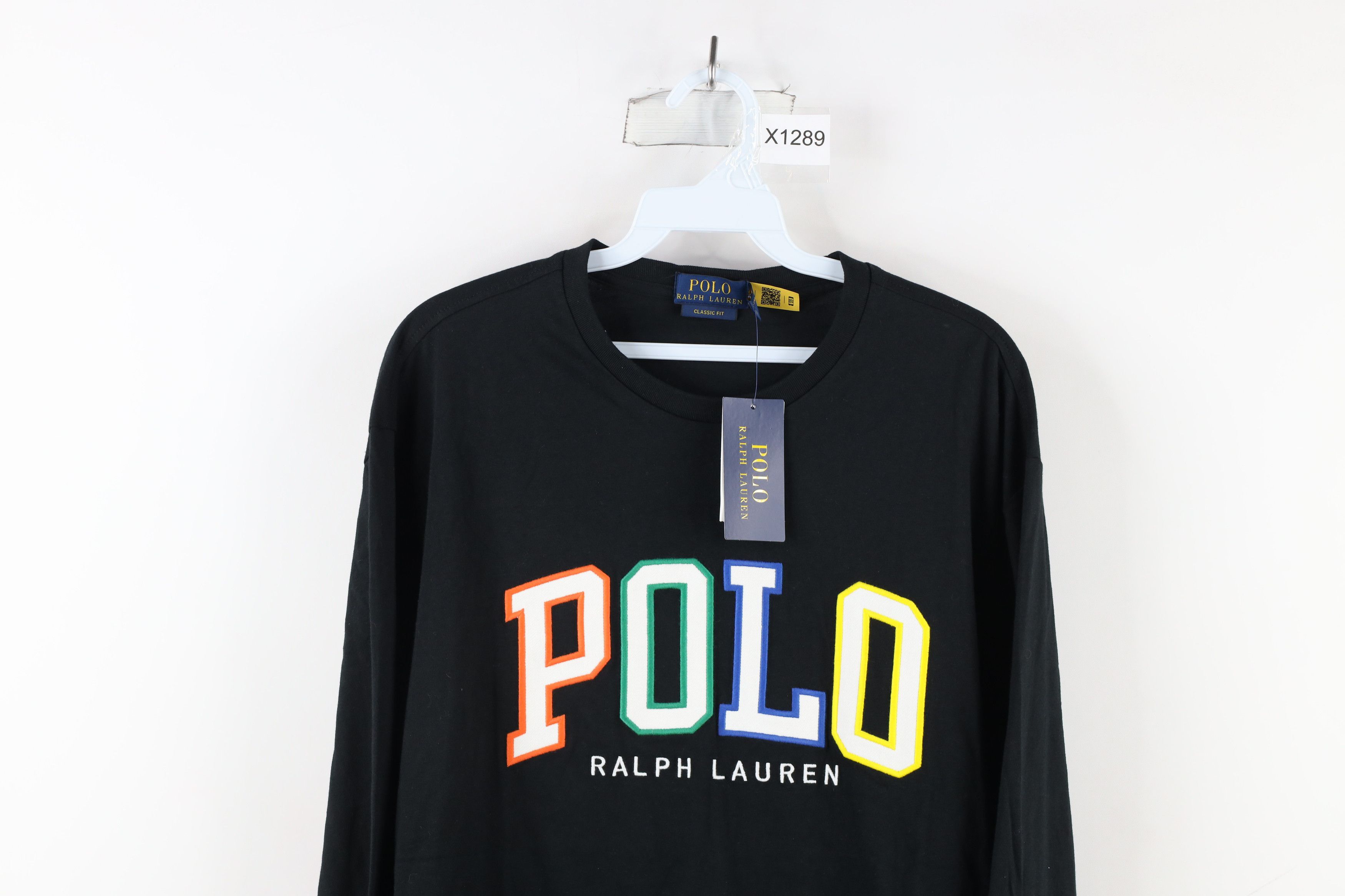 Ralph Lauren Deadstock Ralph Lauren Out Block Letter Long Sleeve T-Shirt Size US M / EU 48-50 / 2 - 2 Thumbnail