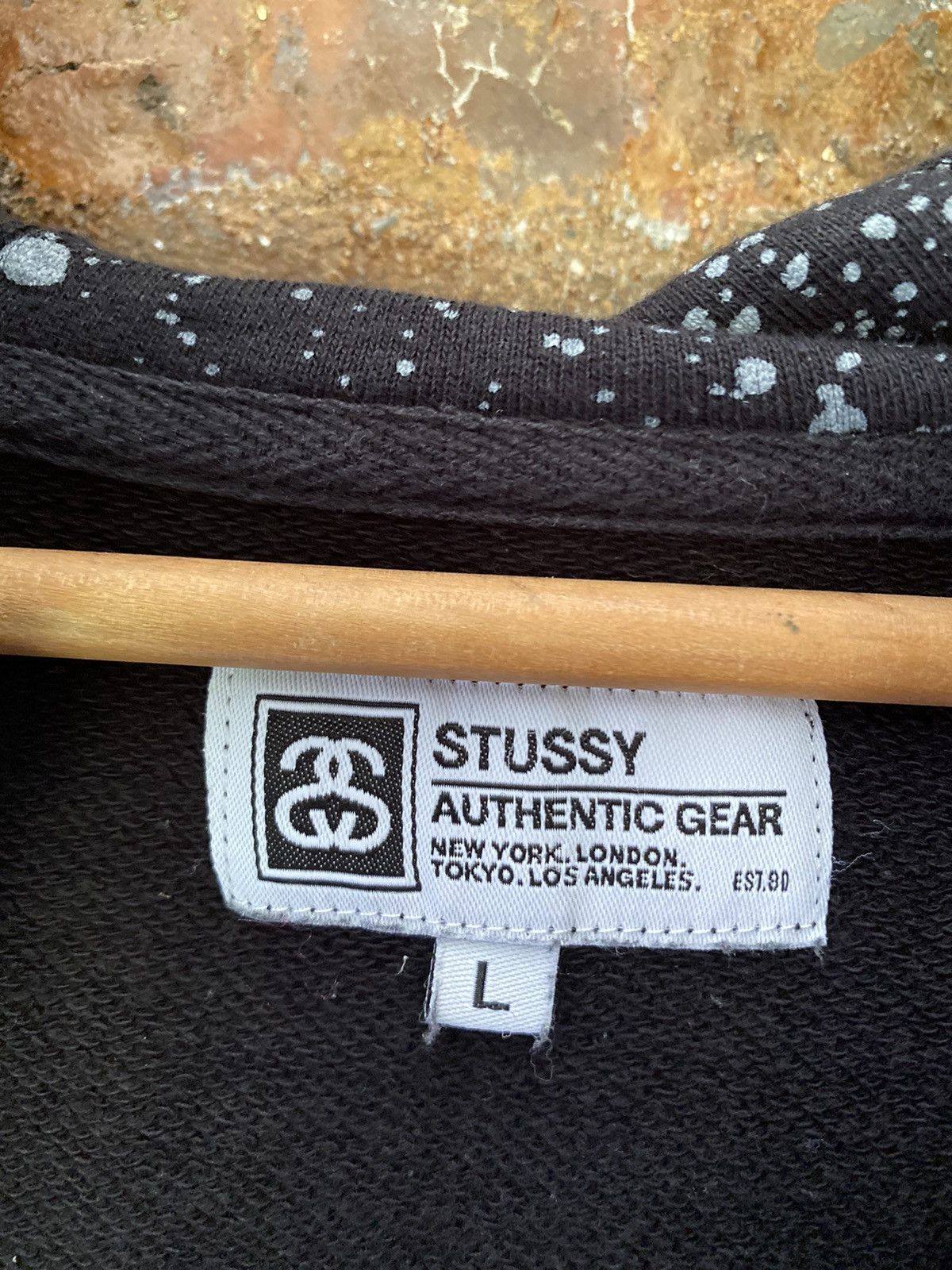 Stussy 2000s Stussy Galaxy hoodie Size US L / EU 52-54 / 3 - 12 Thumbnail