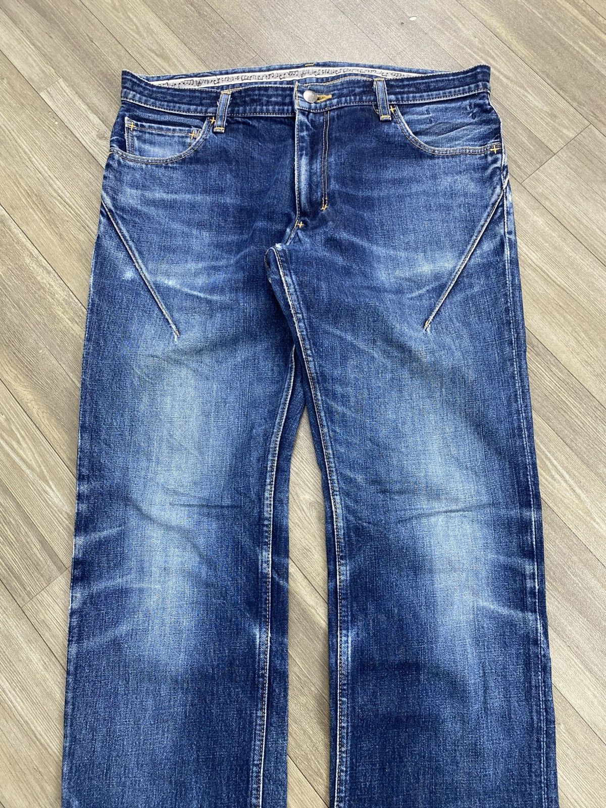 Number (N)ine Vintage Number (N)ine Music Distressed Denim Jeans Faded Size US 32 / EU 48 - 2 Thumbnail