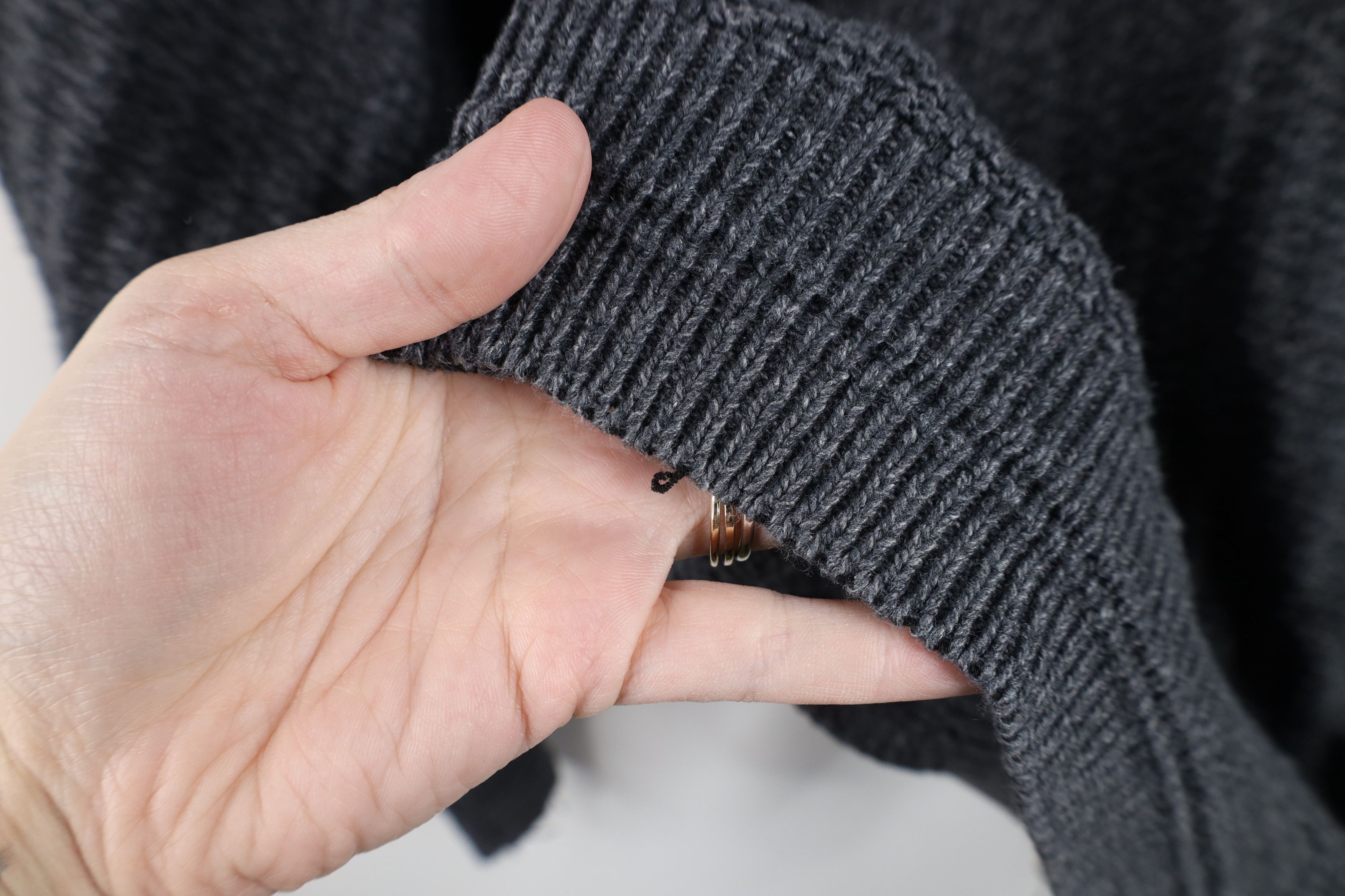 Vintage Vintage 90s Streetwear Hand Framed Knit Crewneck Sweater USA Size US XL / EU 56 / 4 - 5 Thumbnail