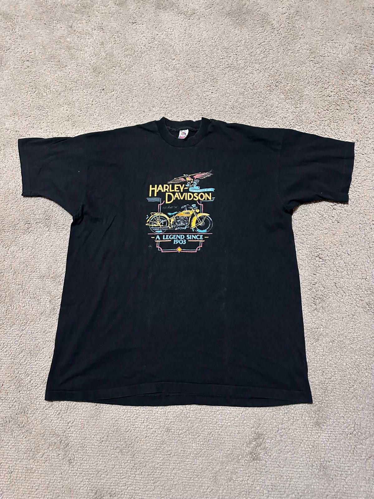 Harley Davidson Vintage Legend Since 1903 Model “74” Harley Davidson USA Size US XXL / EU 58 / 5 - 1 Thumbnail