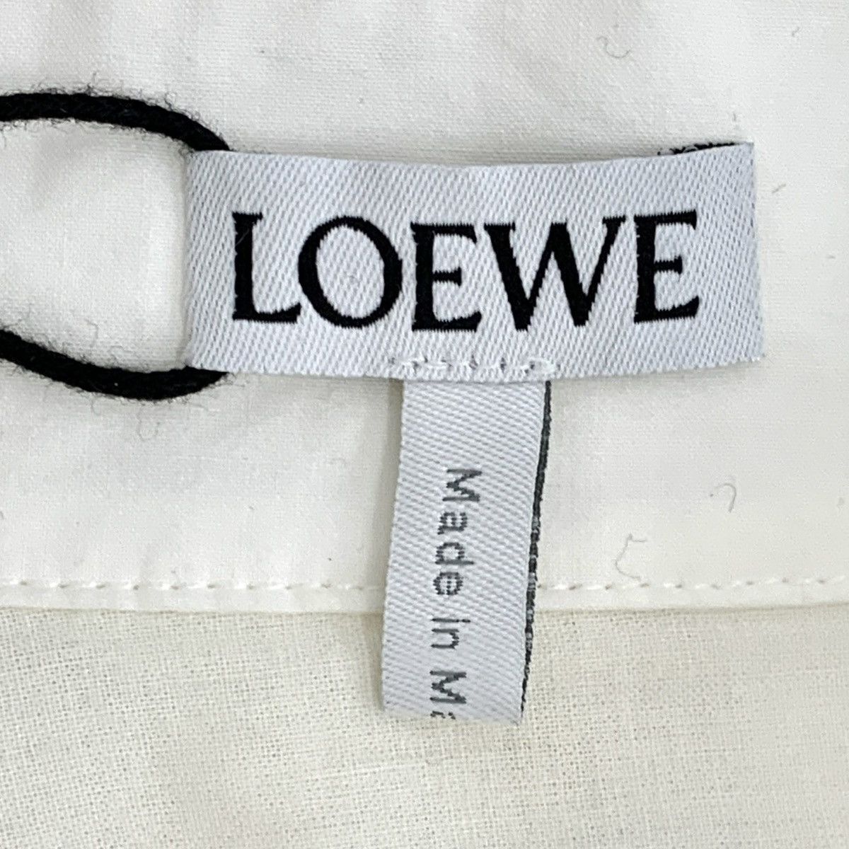 Loewe Loewe Logo Embroidered Cotton Long Sleeve Shirt K26WX Size XS / US 0-2 / IT 36-38 - 5 Thumbnail