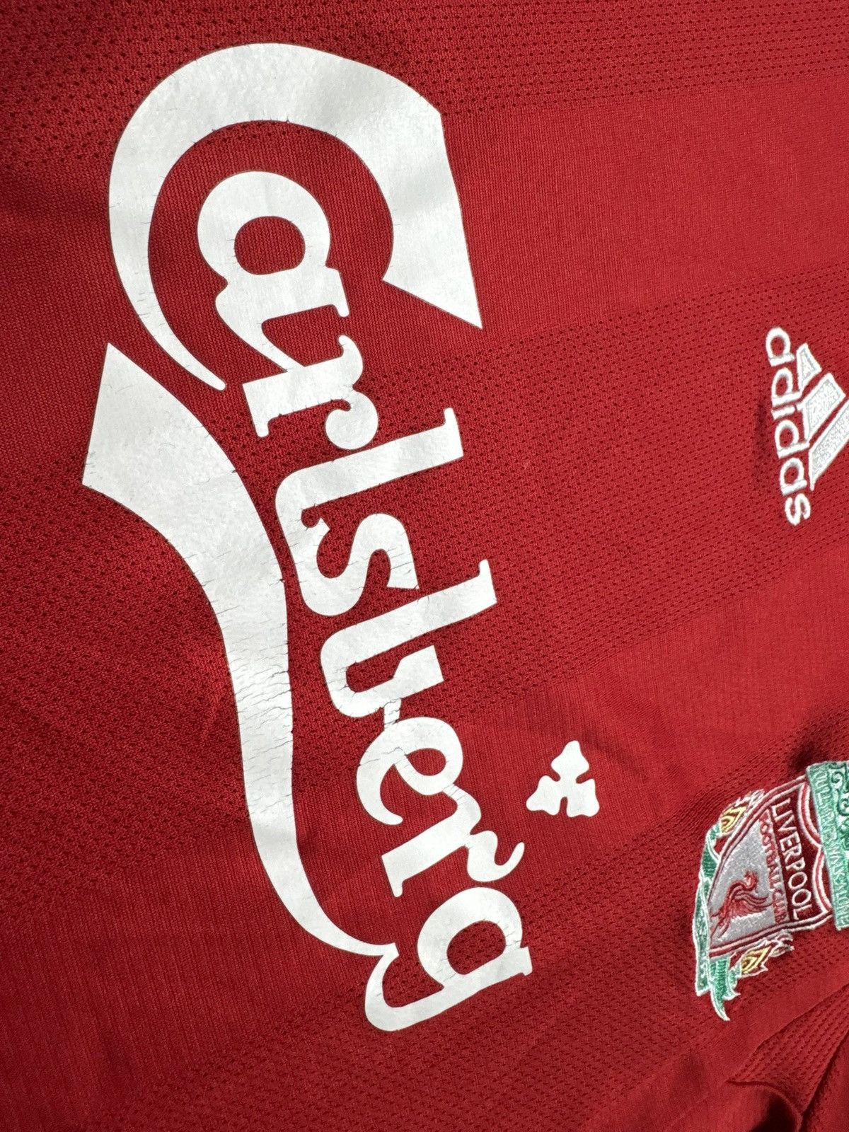 Adidas Adidas FC Liverpool 2008/2009 Vintage Soccer Jersey Size US S / EU 44-46 / 1 - 5 Thumbnail