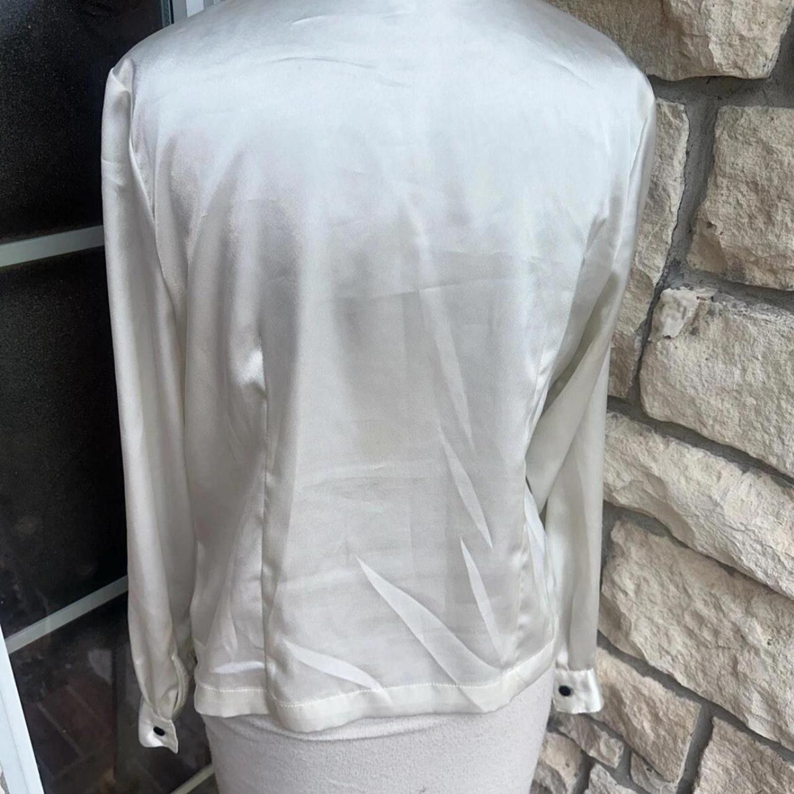 Other San Andre vintage 90s white blouse large Size M / US 6-8 / IT 42-44 - 2 Thumbnail
