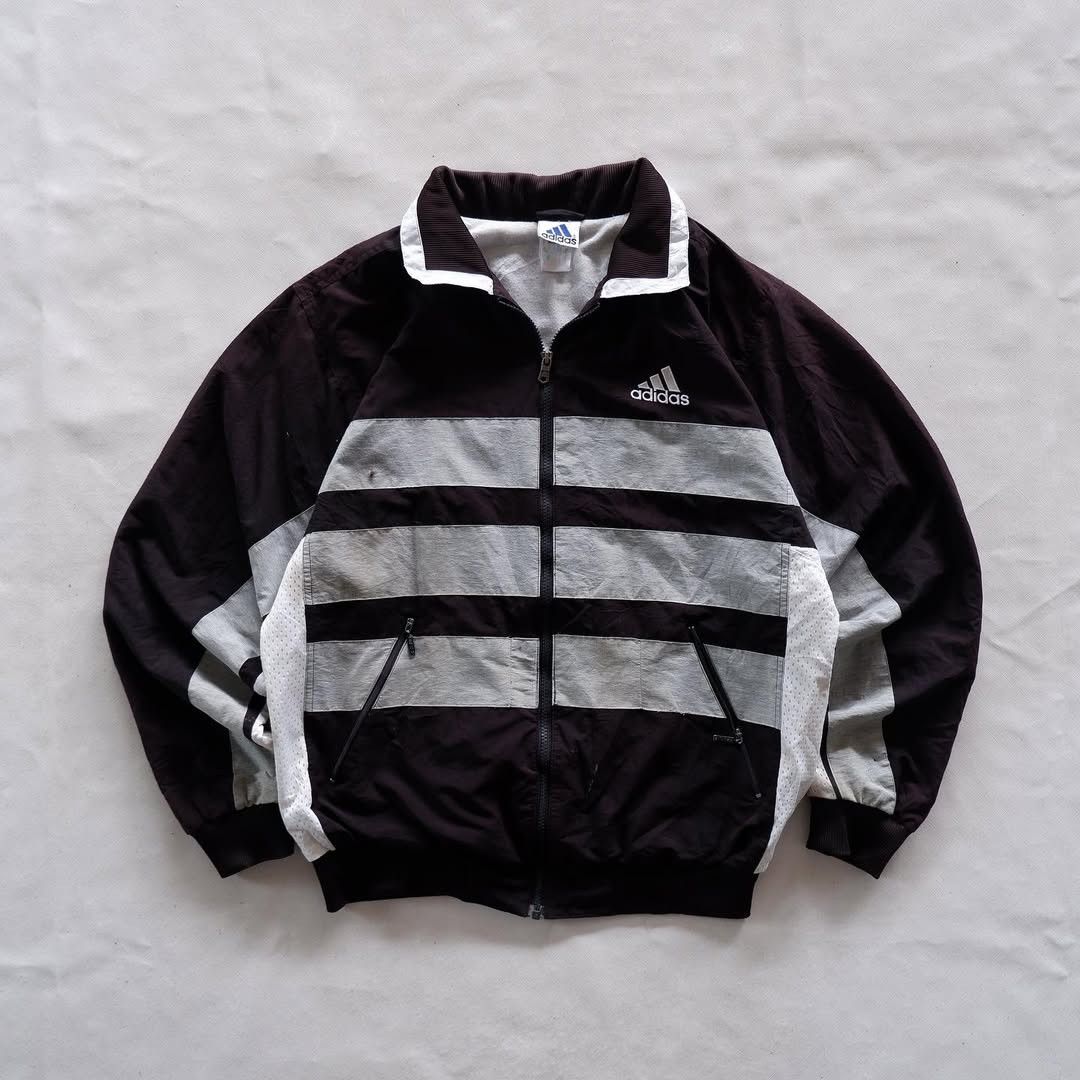 Adidas × Vintage adidas jacket big logo Size US M / EU 48-50 / 2 - 1 Thumbnail
