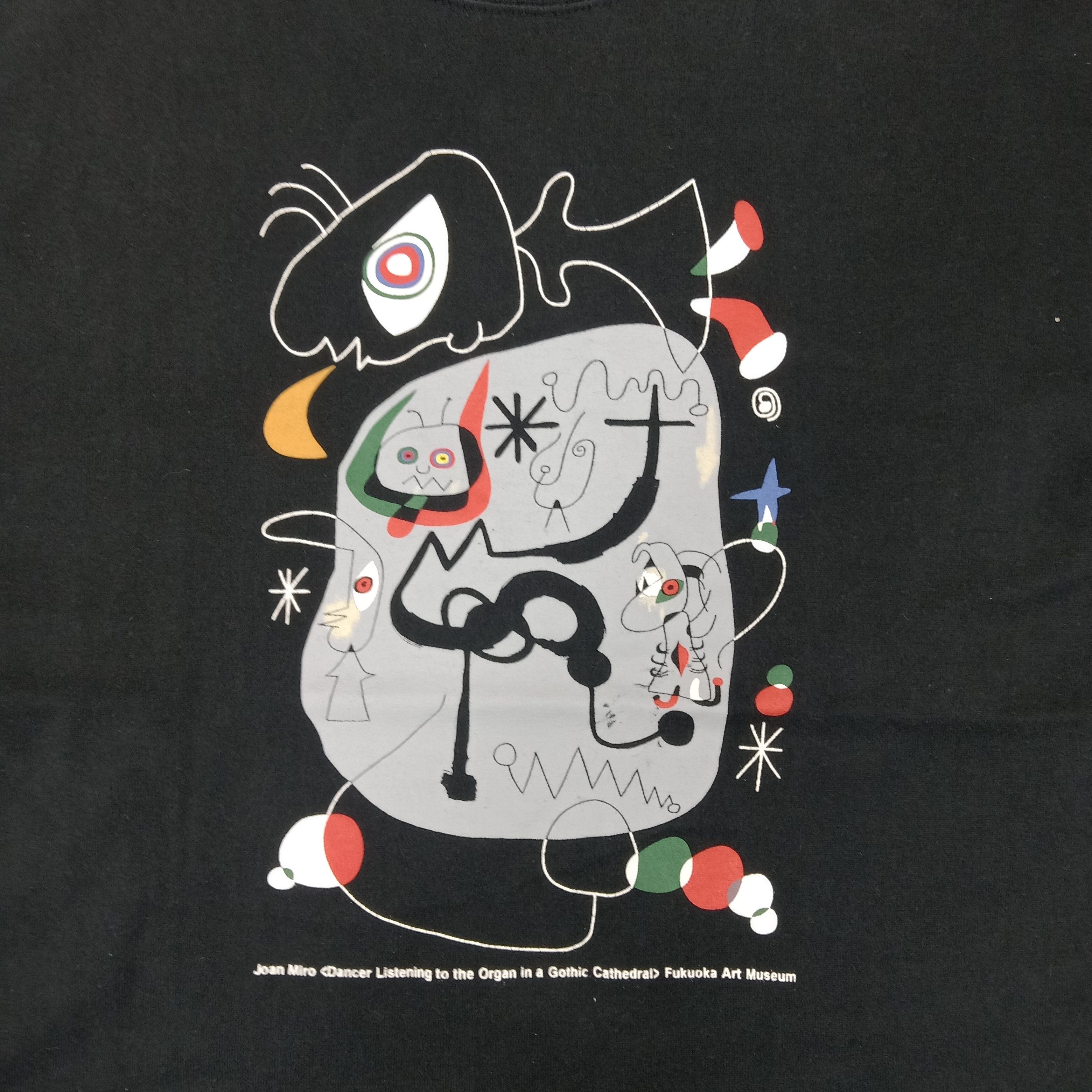Vintage Joan Miro Designer Spanish Artist Art Tshirt Size US L / EU 52-54 / 3 - 2 Thumbnail
