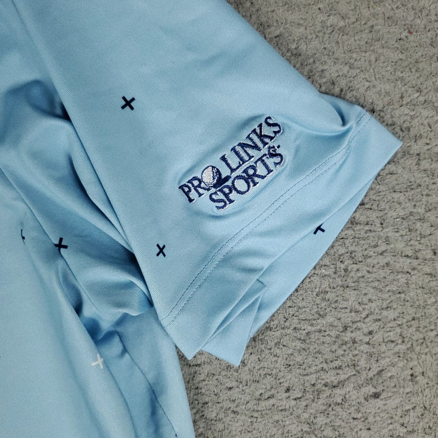 Vintage Redvanly Polo Shirt Mens Size M Light Blue Star Print Golf Short Sleeve Size US M / EU 48-50 / 2 - 3 Thumbnail