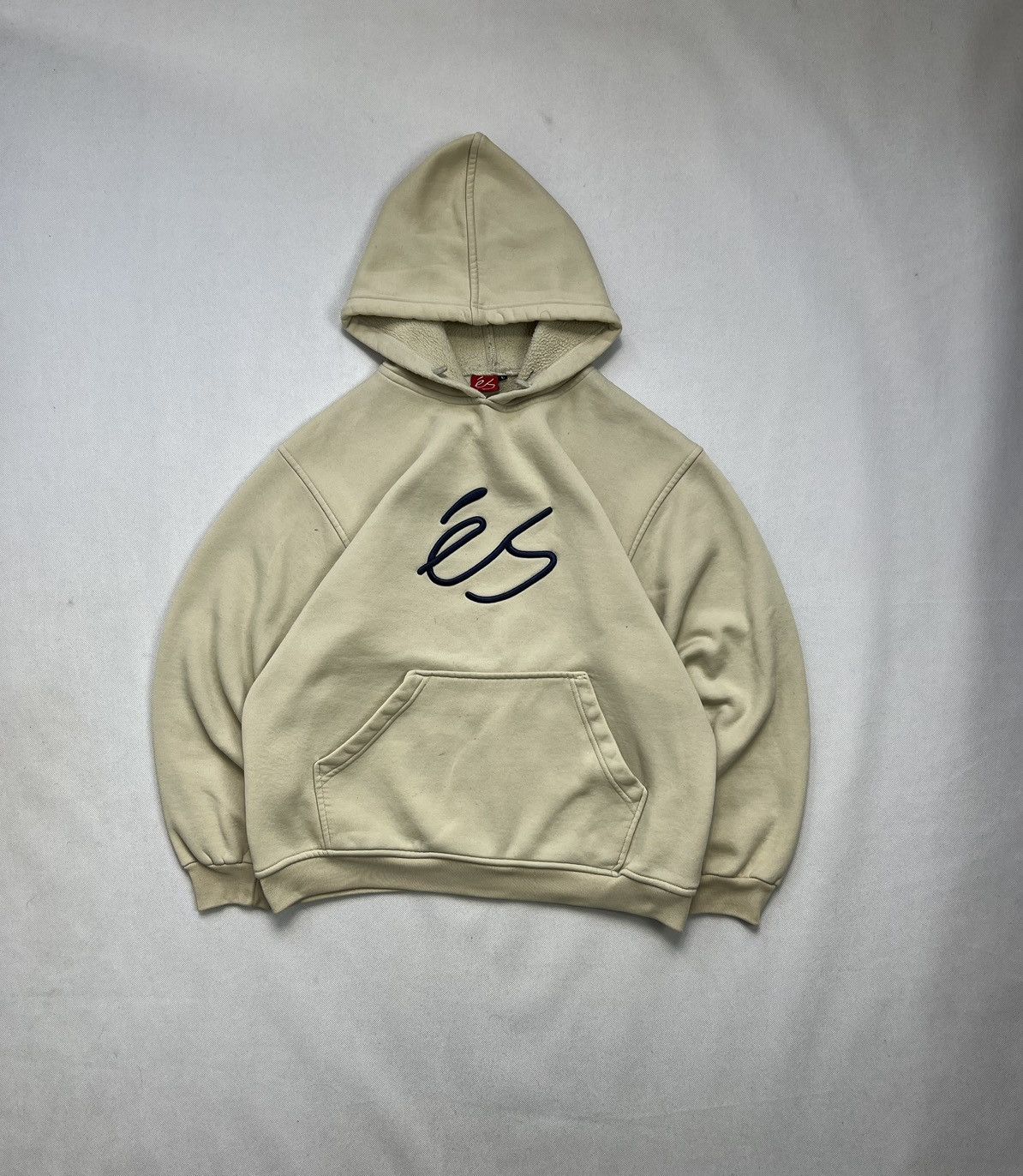 Rare Hoodie ES Vintage 90’s Skate Hip Hip Rap Embroidery