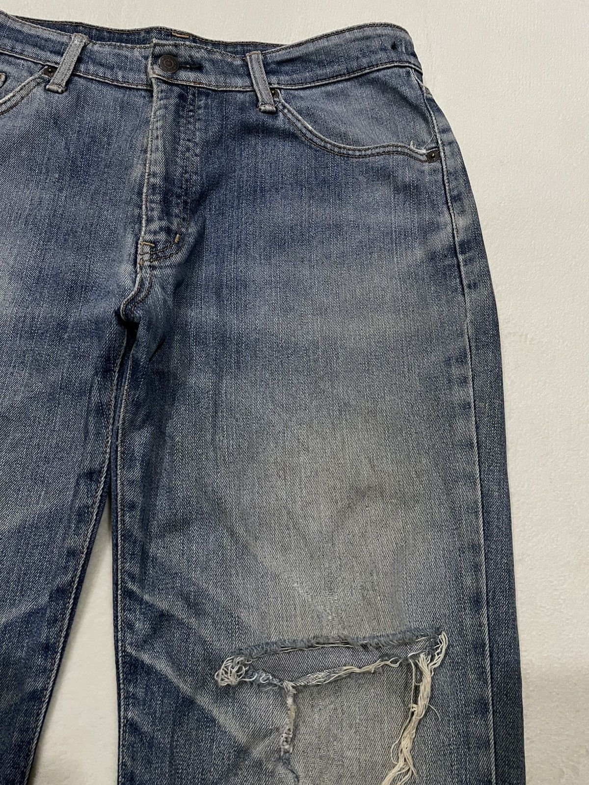 Edwin Vintage Edwin International Basic Distressed Mudwash Jeans Size US 34 / EU 50 - 4 Thumbnail
