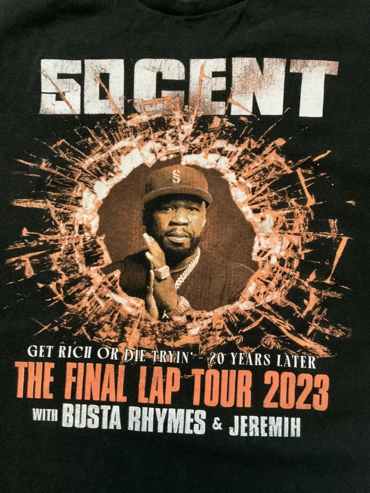 50 Cent 50 Cent Get Rich Or Die Tryin Final Lap Tour Hip Hop T-Shirt Size US XL / EU 56 / 4 - 1 Thumbnail
