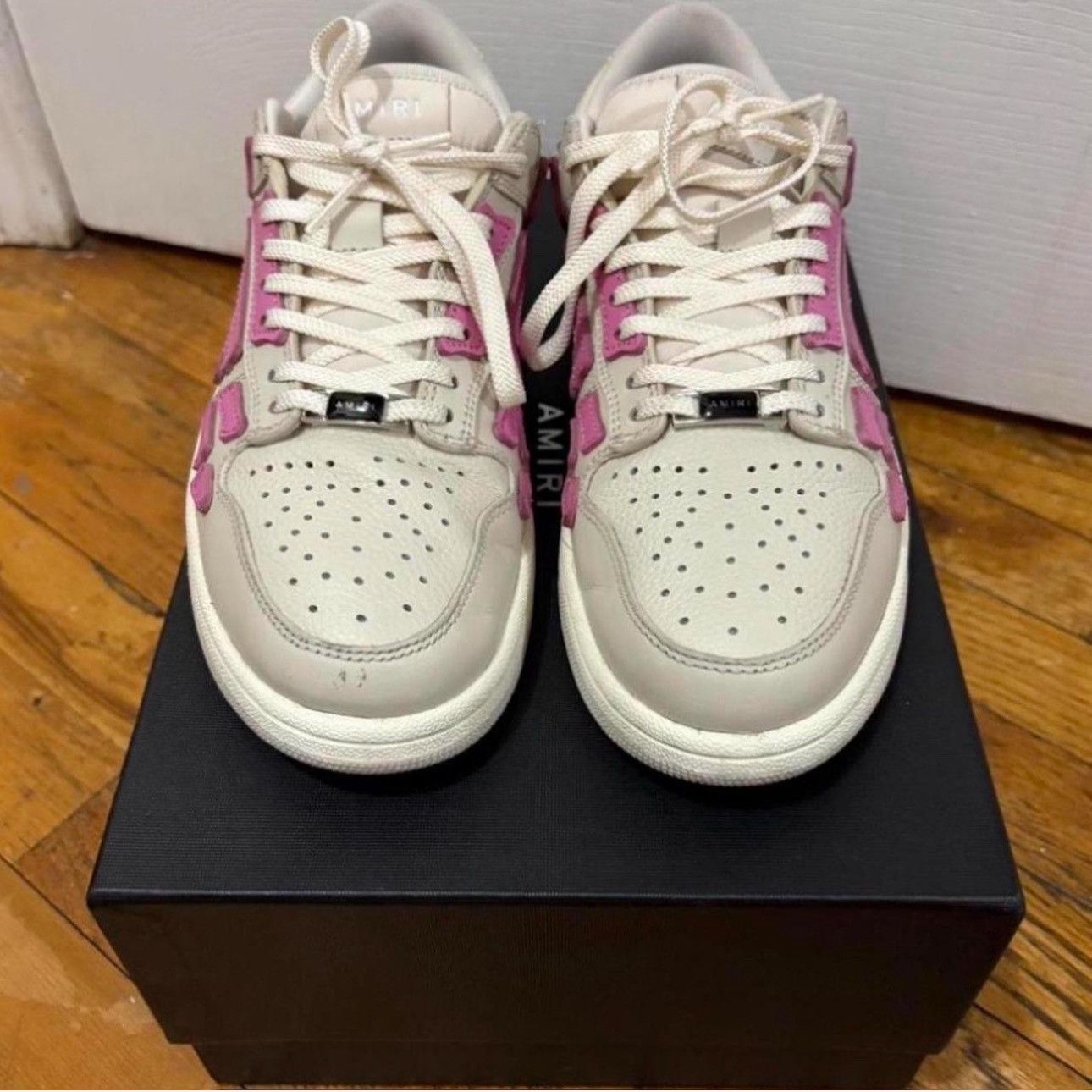 Amiri Amiri Womens Skel Low Top ‘Beige Pink’ Size US 9 / IT 39 - 3 Thumbnail