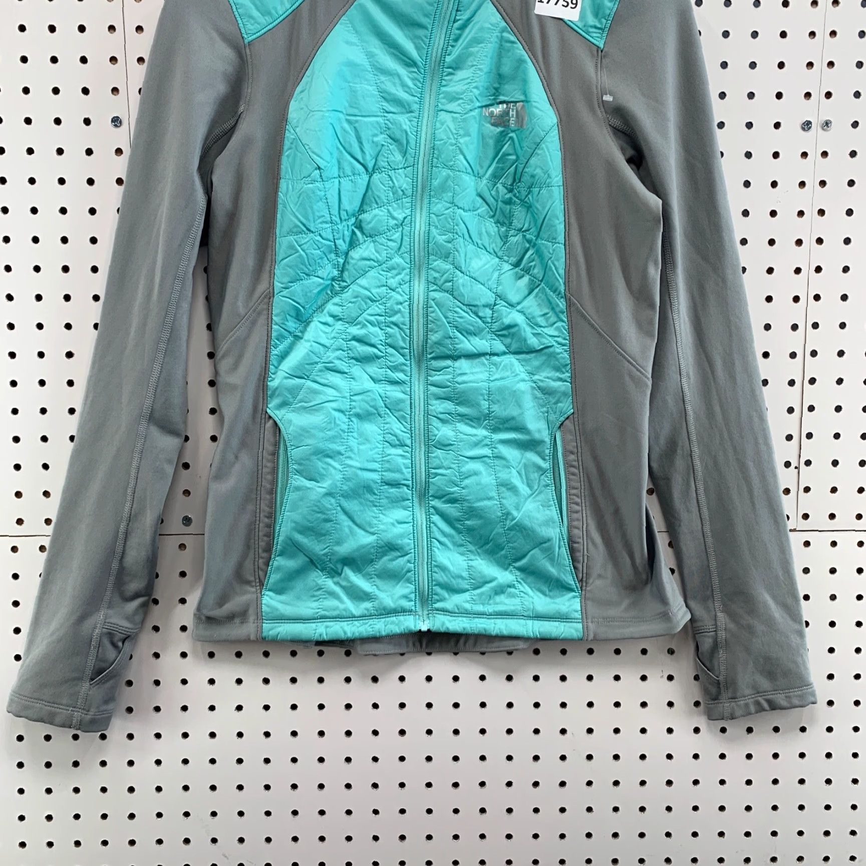 The North Face The North Face Womens Lightweight Jacket Teal Gray Medium Primaloft 8X25 Ladies fits 8X25 Womens Size M / US 6-8 / IT 42-44 - 6 Thumbnail