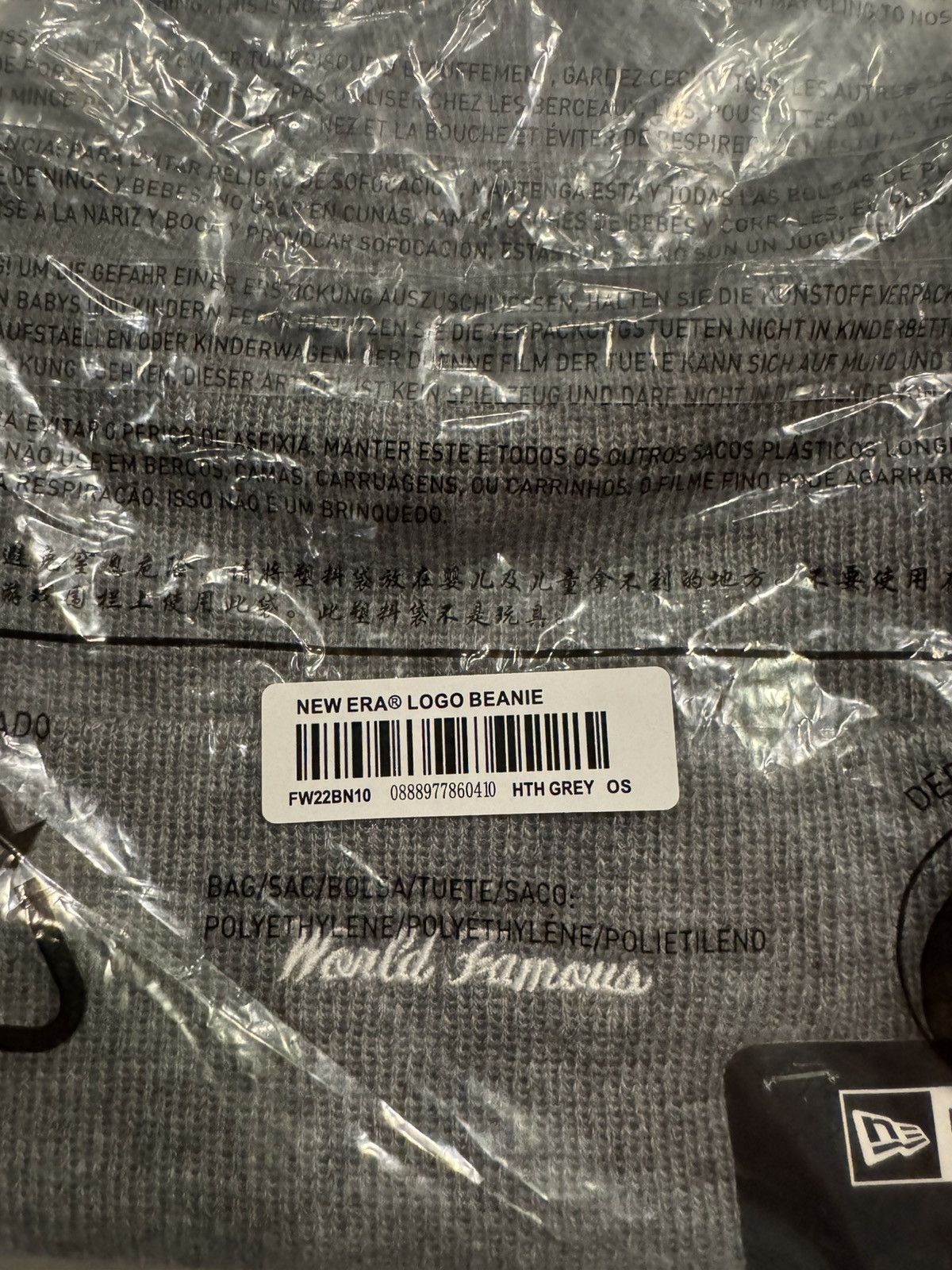 Supreme Supreme Beanie grey box logo Size ONE SIZE - 3 Thumbnail