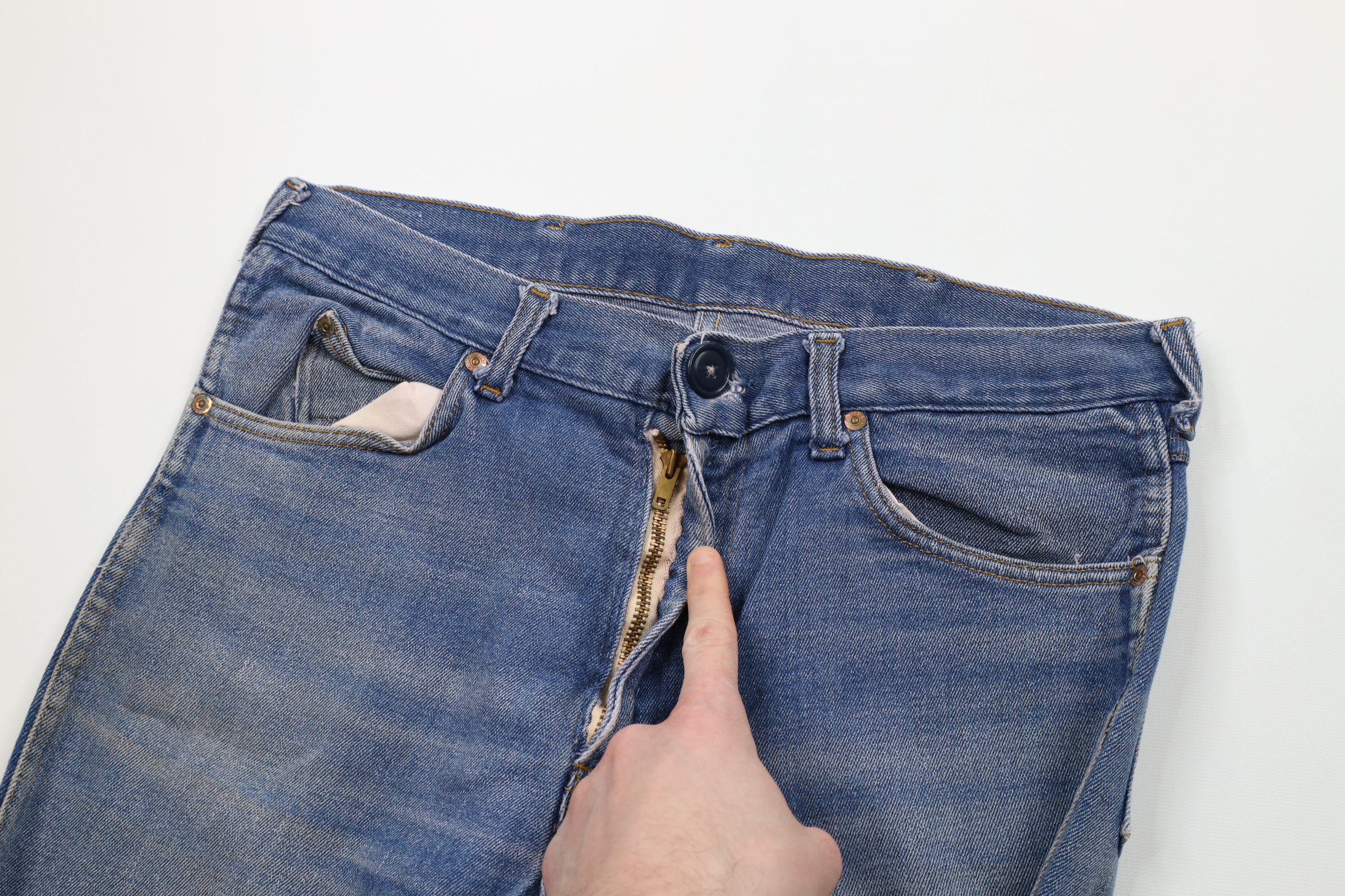 Vintage Vintage 70s Streetwear Wide Leg Bell Bottoms Denim Jeans USA Size US 36 / EU 52 - 7 Thumbnail