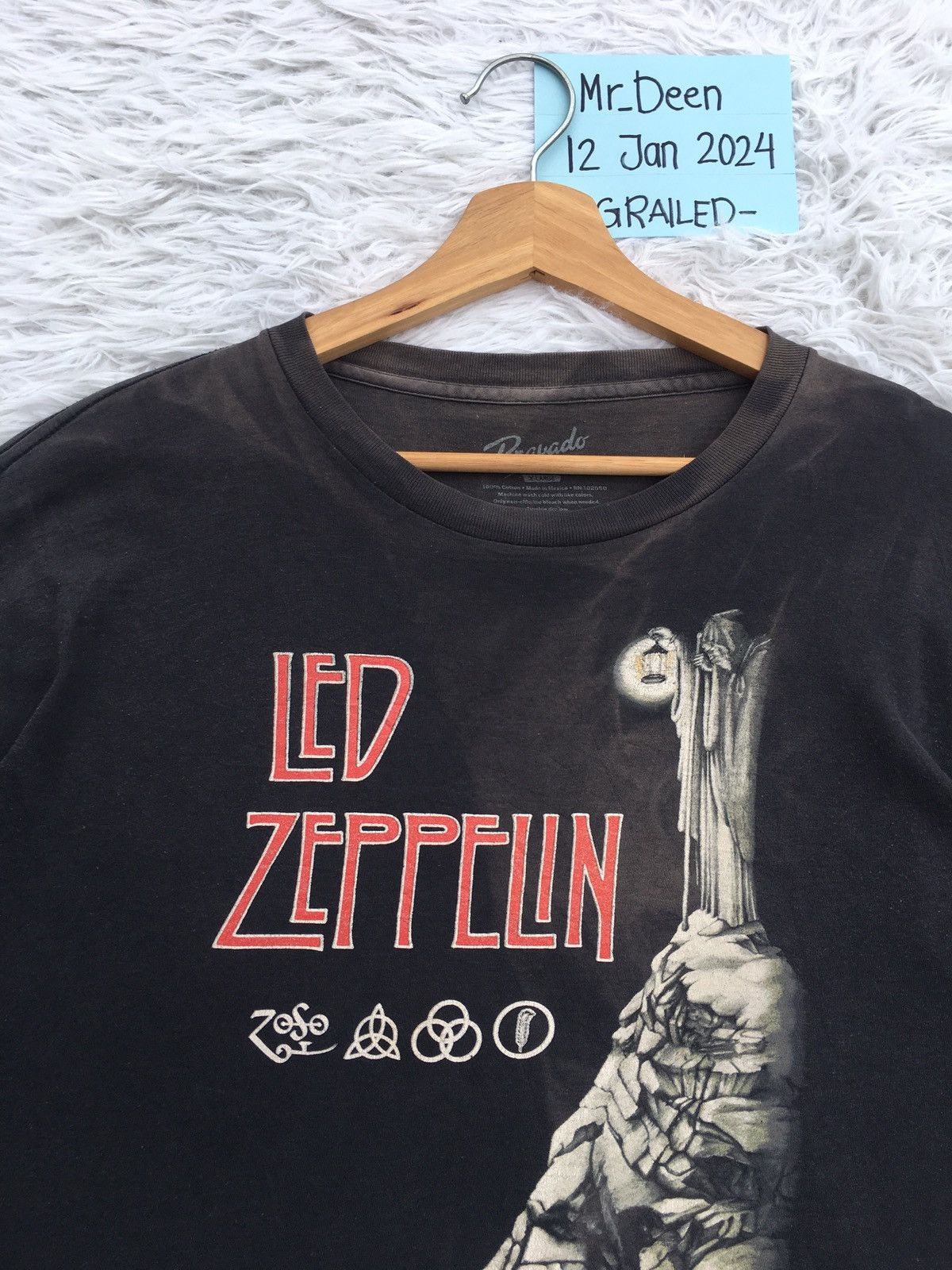 Band Tees Rare Vintage Led Zeppelin Tshirt Size US XL / EU 56 / 4 - 8 Thumbnail