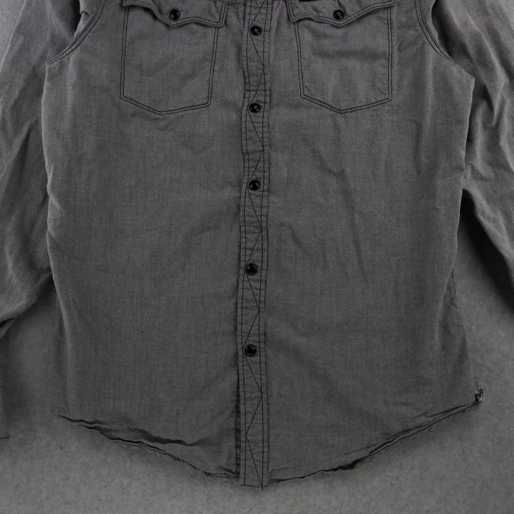 G-Star G-star RAW Tailor Shirt MENS Medium Gray Lightweight Button-Up Long Sleeve Size US M / EU 48-50 / 2 - 6 Thumbnail