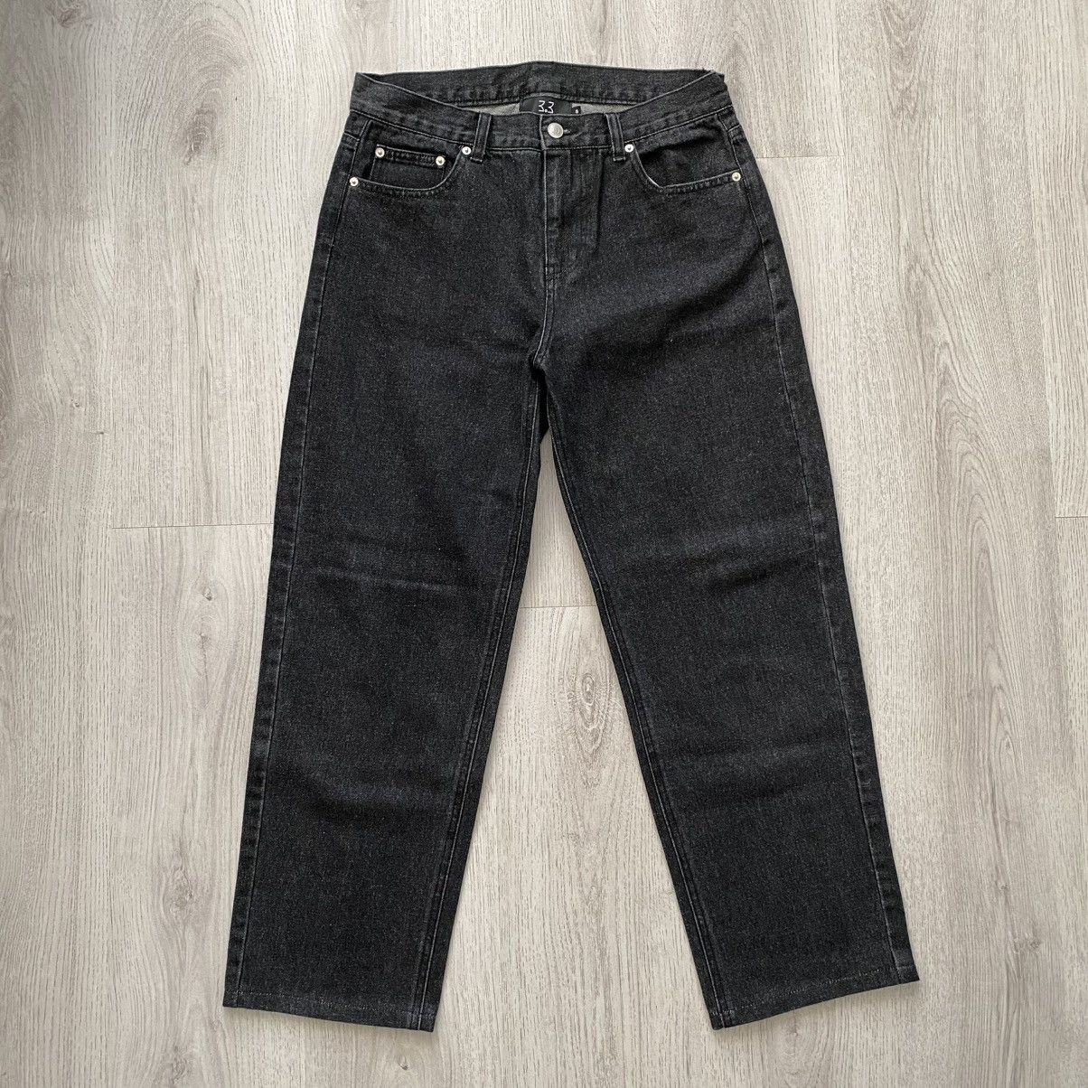 Designer × Japanese Brand 3.3 Field Trip Black Denim Jeans Size 28" / US 6 / IT 42 - 1 Thumbnail