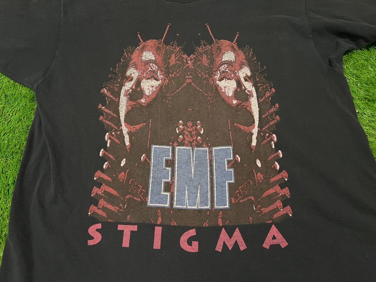 Band Tees RARE OFFICIAL EMF - Stigma 1992 U.S Tour Double Sided Shirt Size US XL / EU 56 / 4 - 2 Thumbnail
