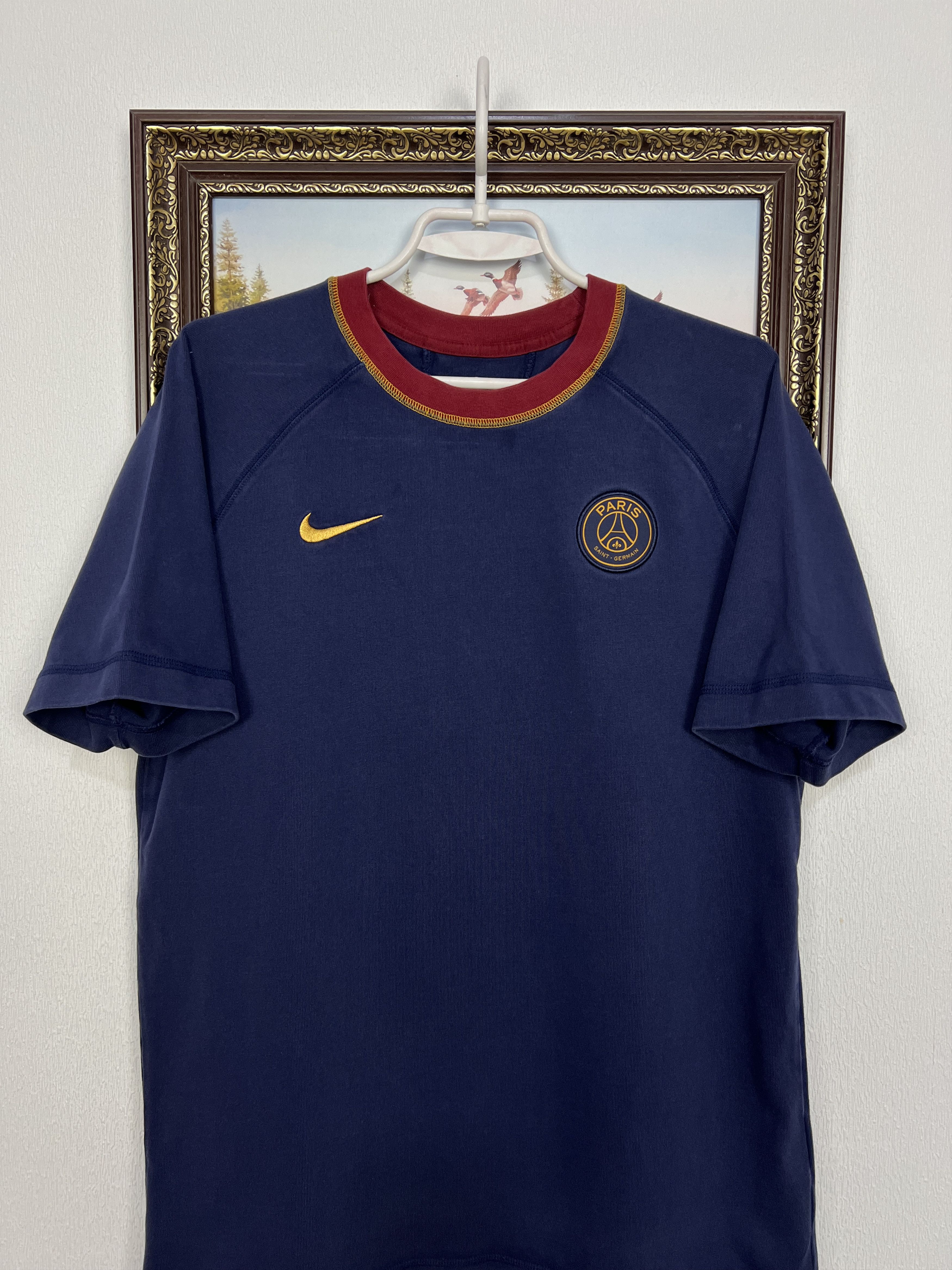 Nike Nike PSG Paris Saint Germain Blue Train Football Shirt Size US M / EU 48-50 / 2 - 2 Thumbnail