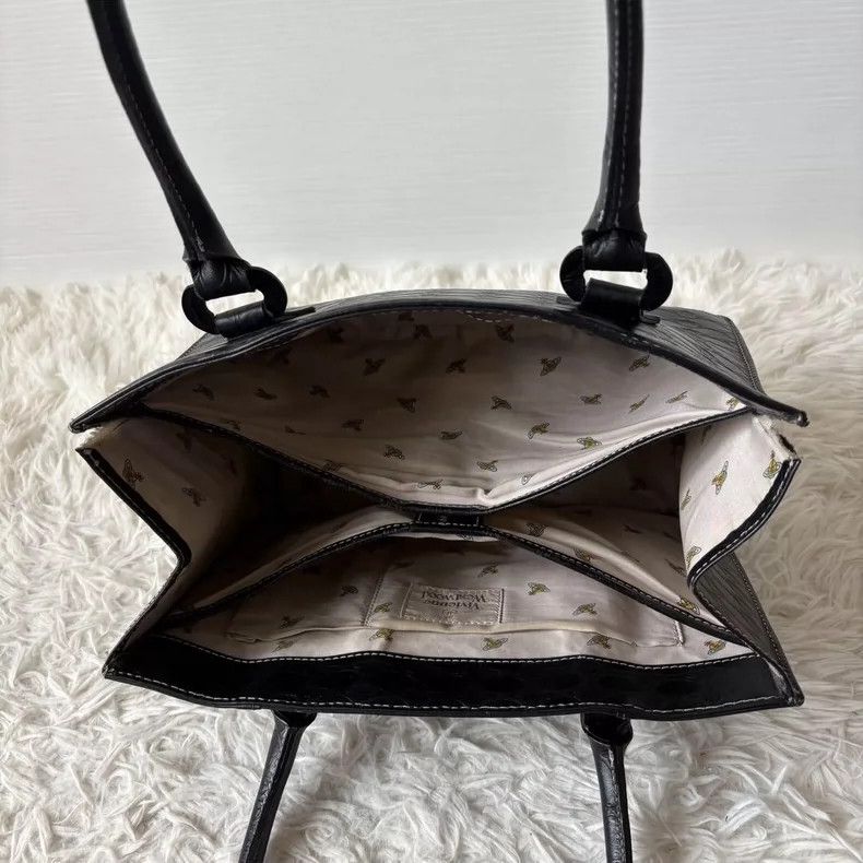 Vivienne Westwood Vivienne Westwood size os Saturn embossed tote bag Size ONE SIZE - 5 Thumbnail