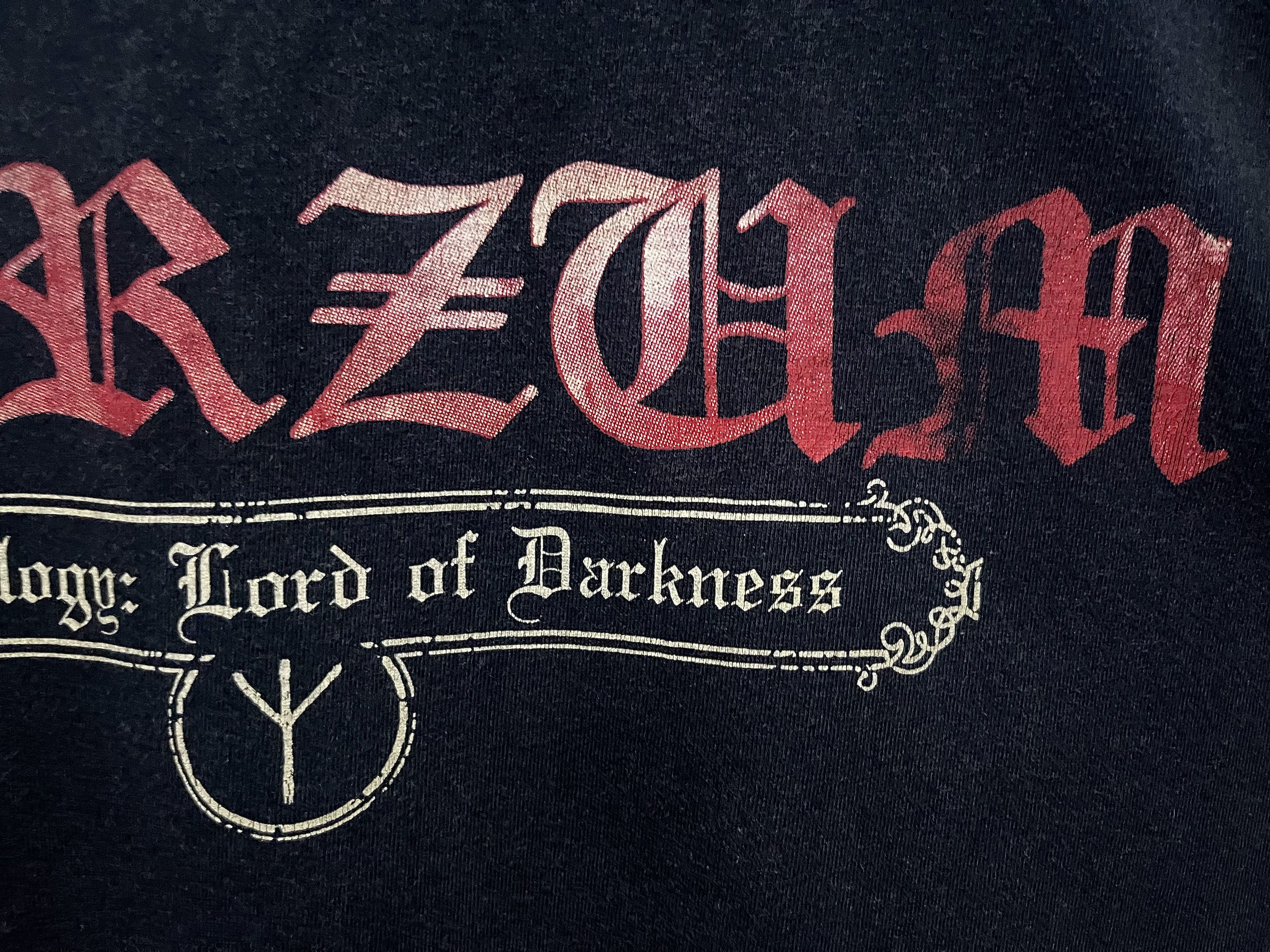 Band Tees Burzum Bathory Mayhem Darkthrone Immortal Gorgoroth Size US L / EU 52-54 / 3 - 14 Thumbnail