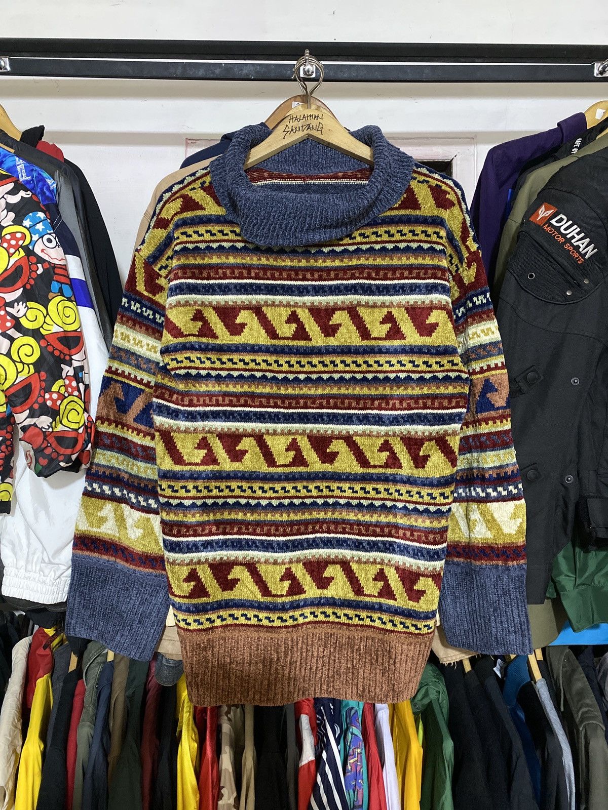 Kenzo × Vintage Vintage Kenzo Navajo Knitwear Size L / US 10 / IT 46 - 3 Thumbnail