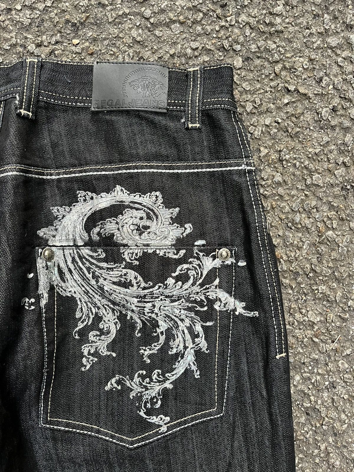Coogi Crazy Y2K Regal Jeans Tribal Printed Denim Ed Hardy Pants Size US 32 / EU 48 - 11 Thumbnail
