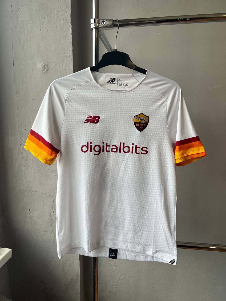 New Balance 2021/22 AS ROMA #22 ZANIOLO AWAY SOCCER JERSEY SHIRT SZ M Size US M / EU 48-50 / 2 - 2 Thumbnail
