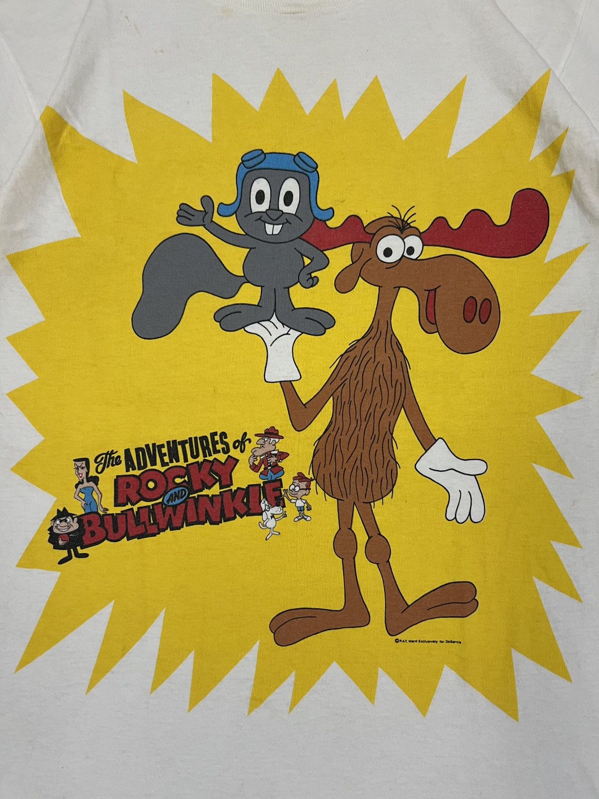 Cartoon Network Vintage Rocky & Bullwinkle Stanley DeSantis T-Shirt Size US M / EU 48-50 / 2 - 2 Thumbnail