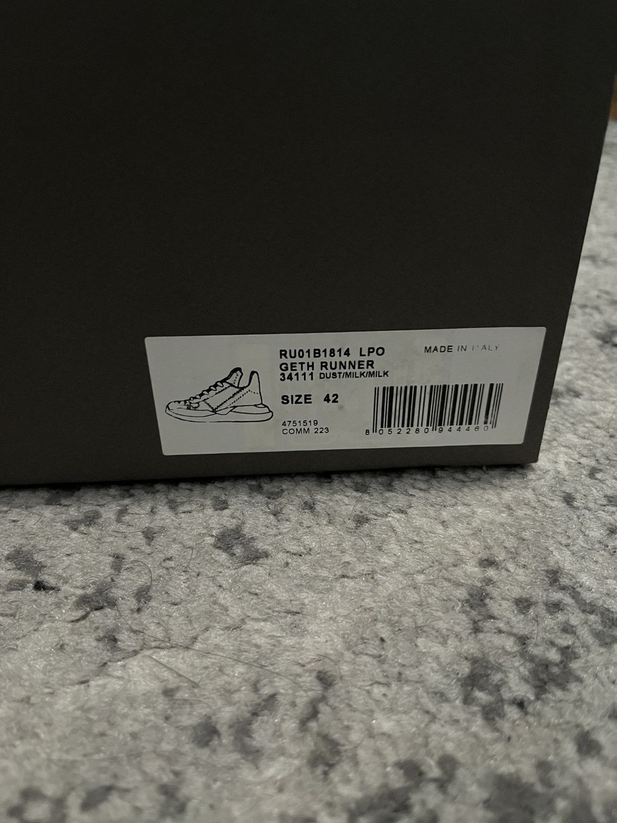 Rick Owens Rick Owens Geth Runner Milk Size US 9 / EU 42 - 5 Thumbnail