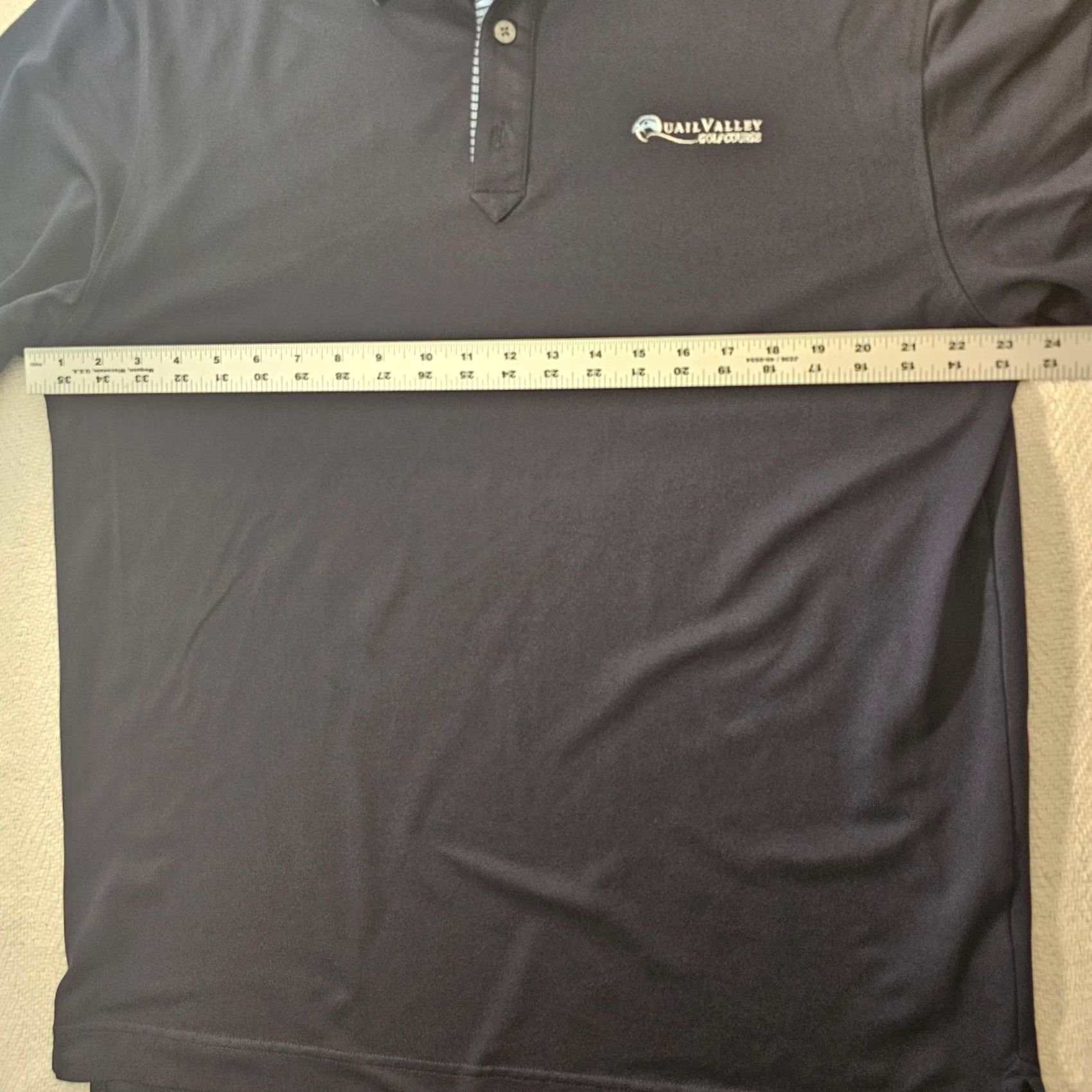 Footjoy FootJoy Polo Shirt Golf Spread Collar Navy Blue 46 Chest Regular Fit Short Sleeve Stretch Polyester Spandex Men XL L-shirt? Size US L / EU 52-54 / 3 - 6 Thumbnail