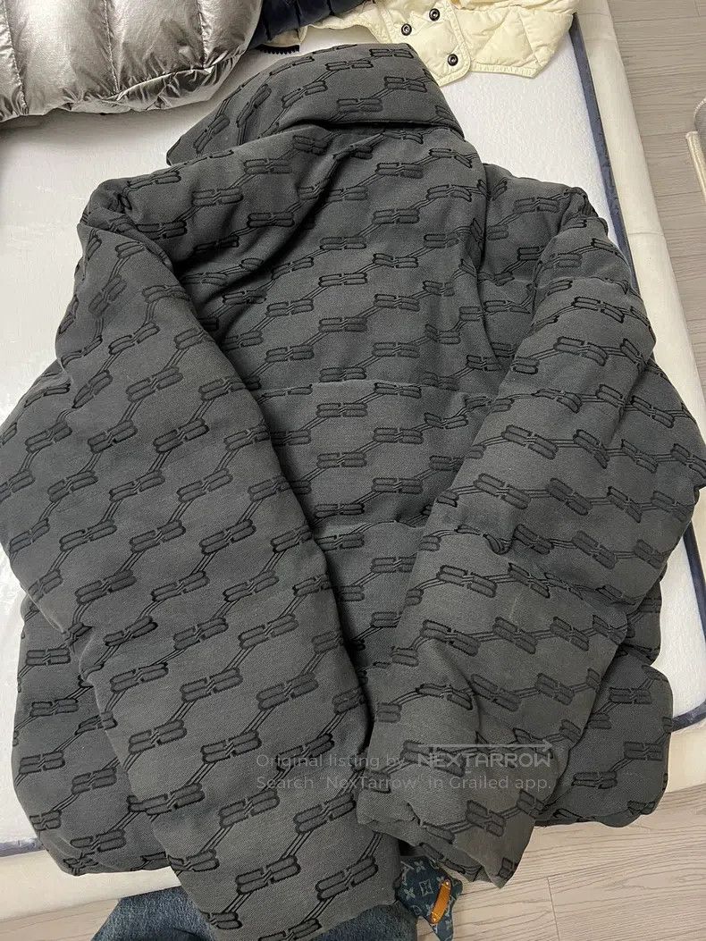 Balenciaga Balenciaga Black Full Print Puffer Jacket Size US S / EU 44-46 / 1 - 4 Thumbnail