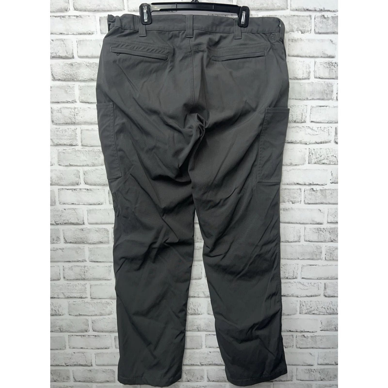 Vintage RAILRIDERS Gray Fleece Lined Cargo Pants Mens Regular Size L 40x33 Outdoor Hiking Size US 40 / EU 56 - 4 Thumbnail