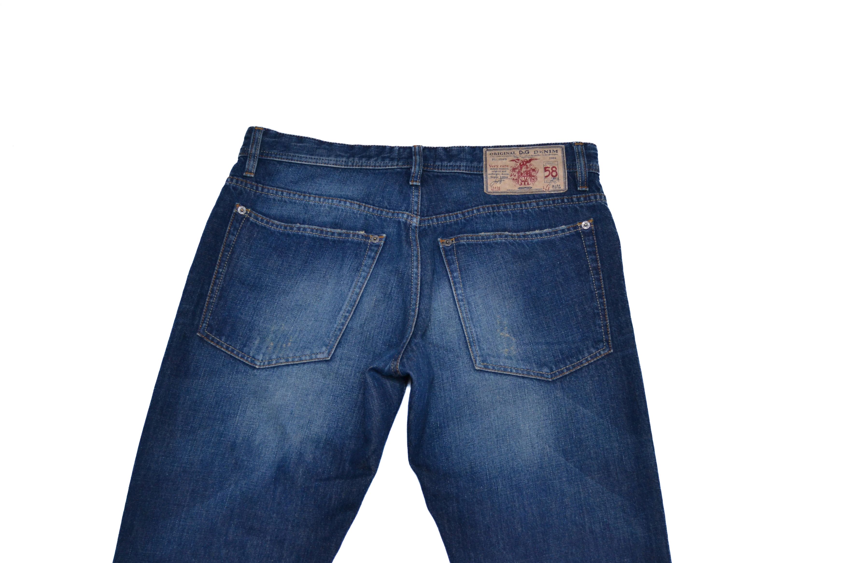 Dolce & Gabbana D&G Dolce&Gabbana Designer Men’s Blue Jeans Denim Pants Size US 33 - 9 Thumbnail