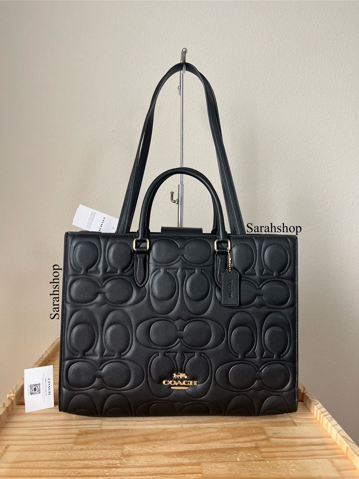 Coach Coach Maggie Tote In Signature Leather Size ONE SIZE - 1 Thumbnail