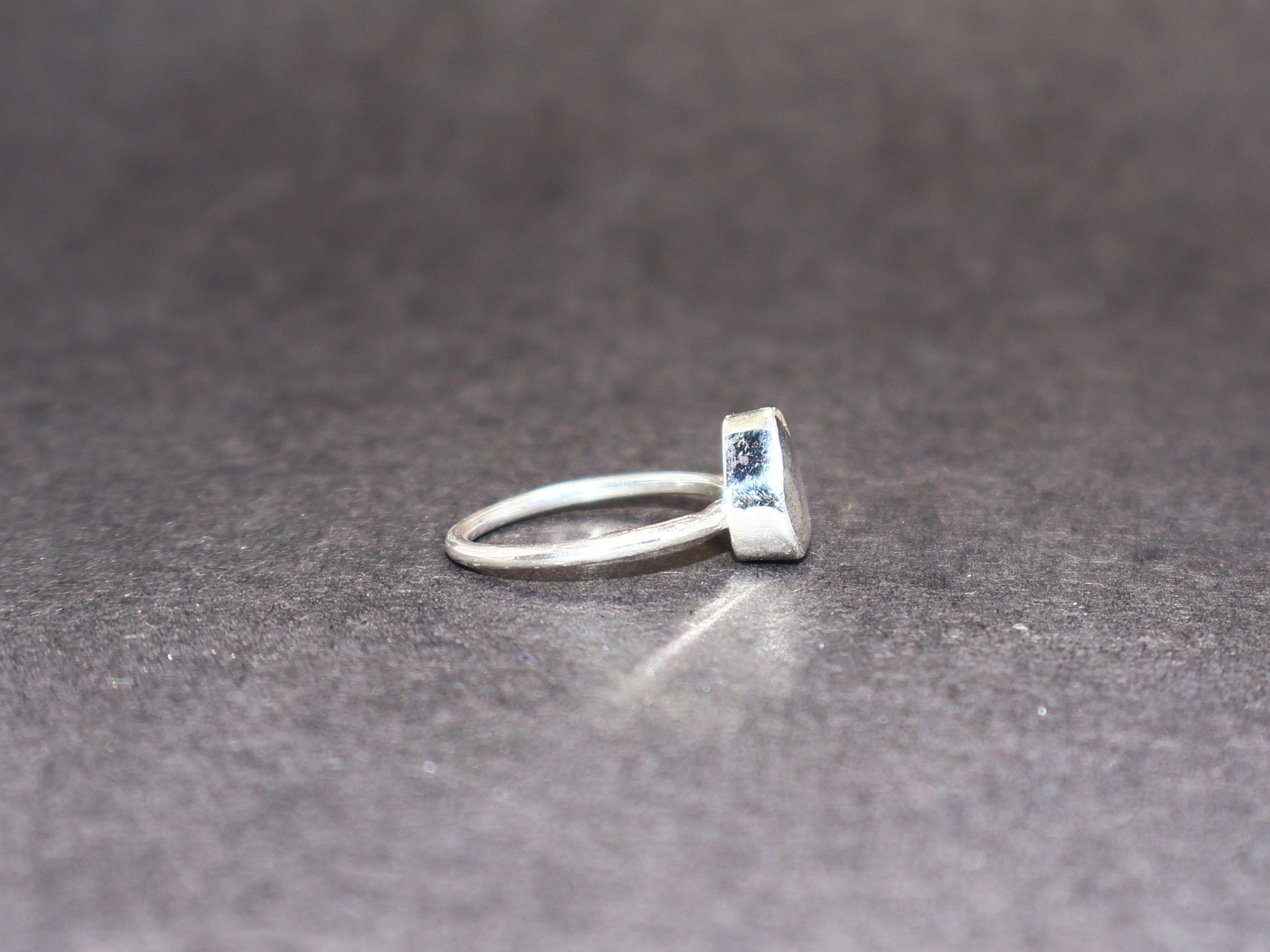 Handmade Labradorite Ring, Handmade Ring, Sterling Silver Unique Ring Size ONE SIZE - 5 Thumbnail