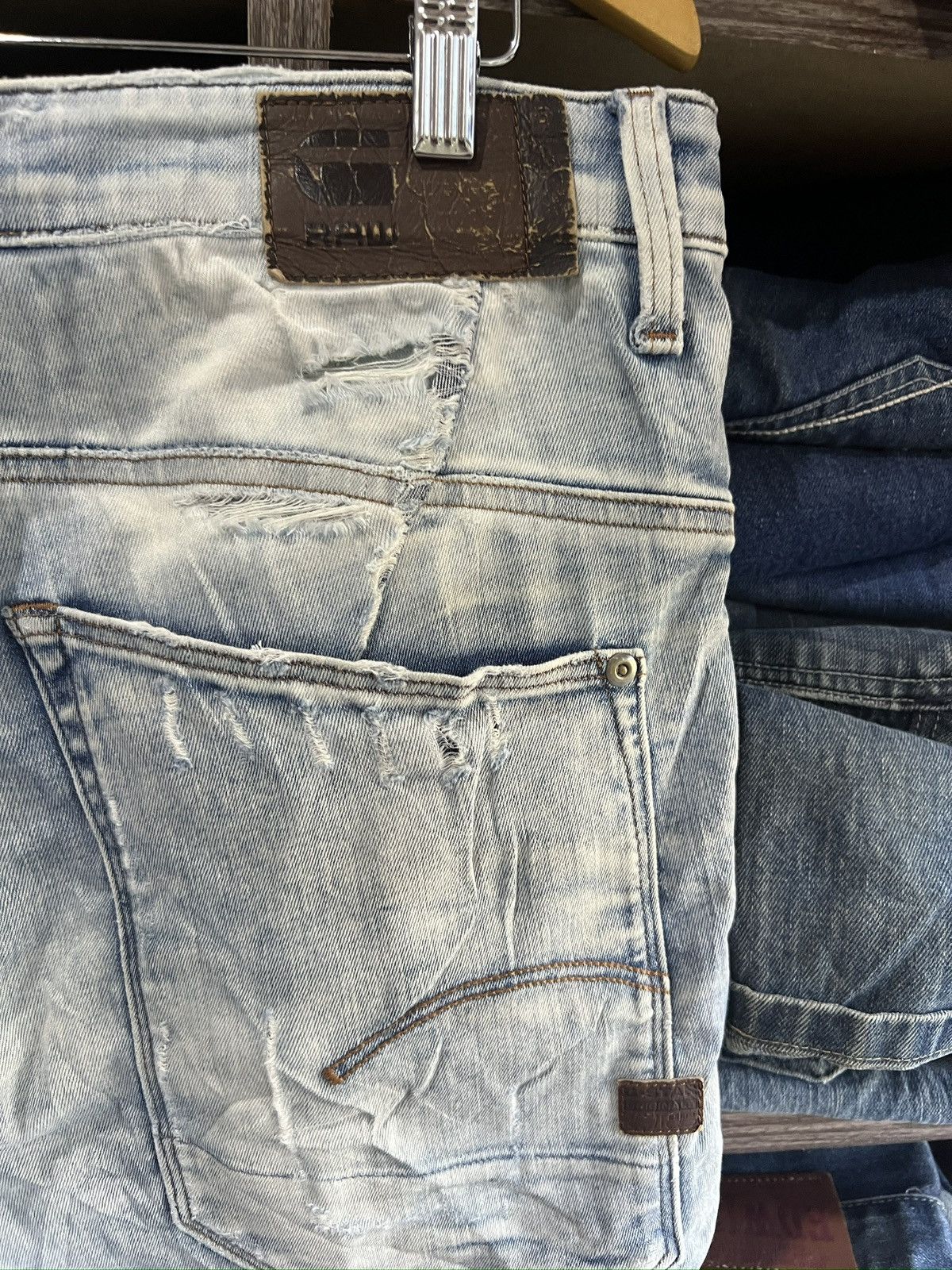 G-Star 🔥G-Star Raw Distressed Denim Size US 38 / EU 54 - 14 Thumbnail