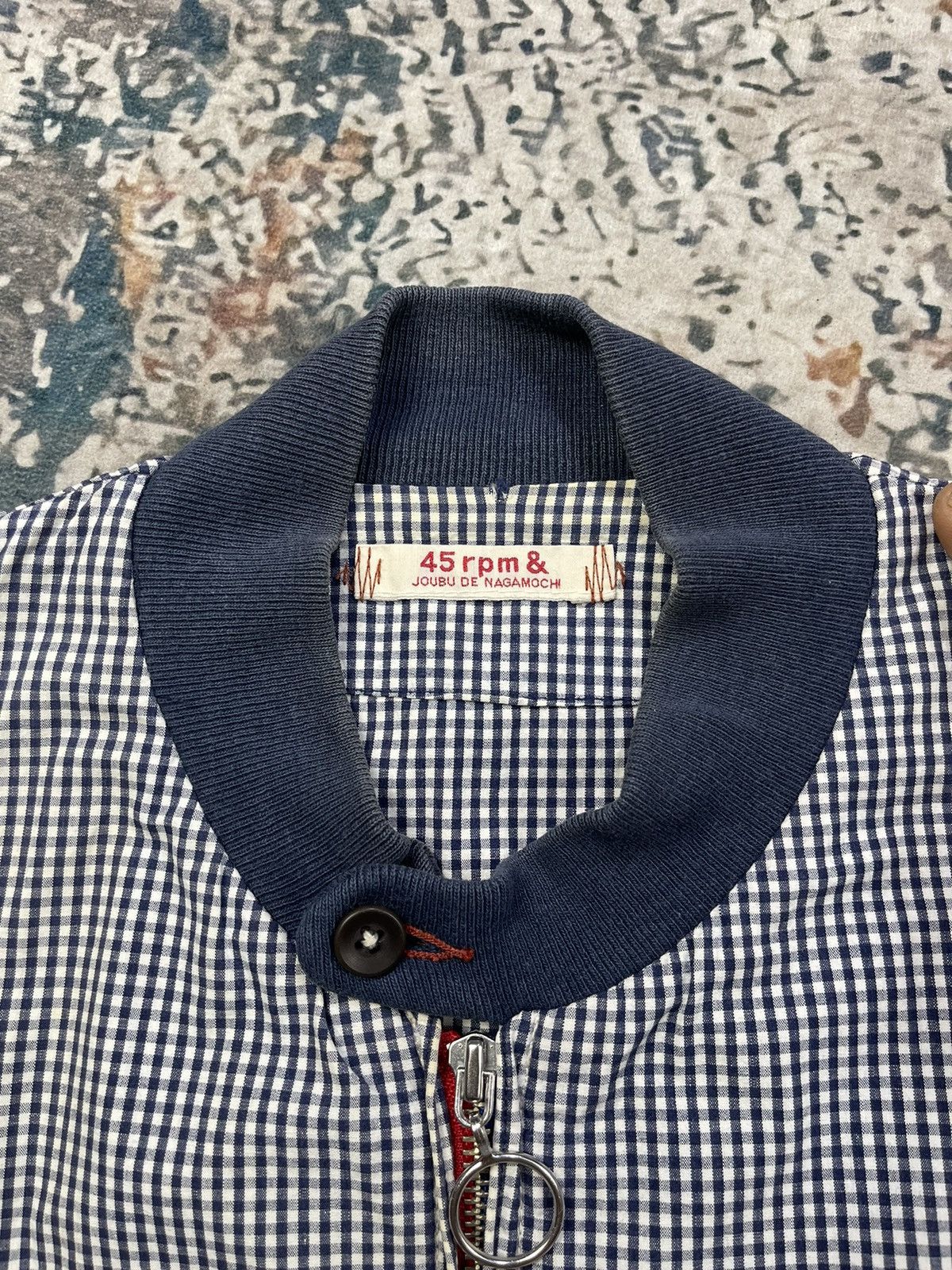 45rpm 45rpm & Joubu De Namagochi Checked Bomber Jackets Size US M / EU 48-50 / 2 - 13 Thumbnail