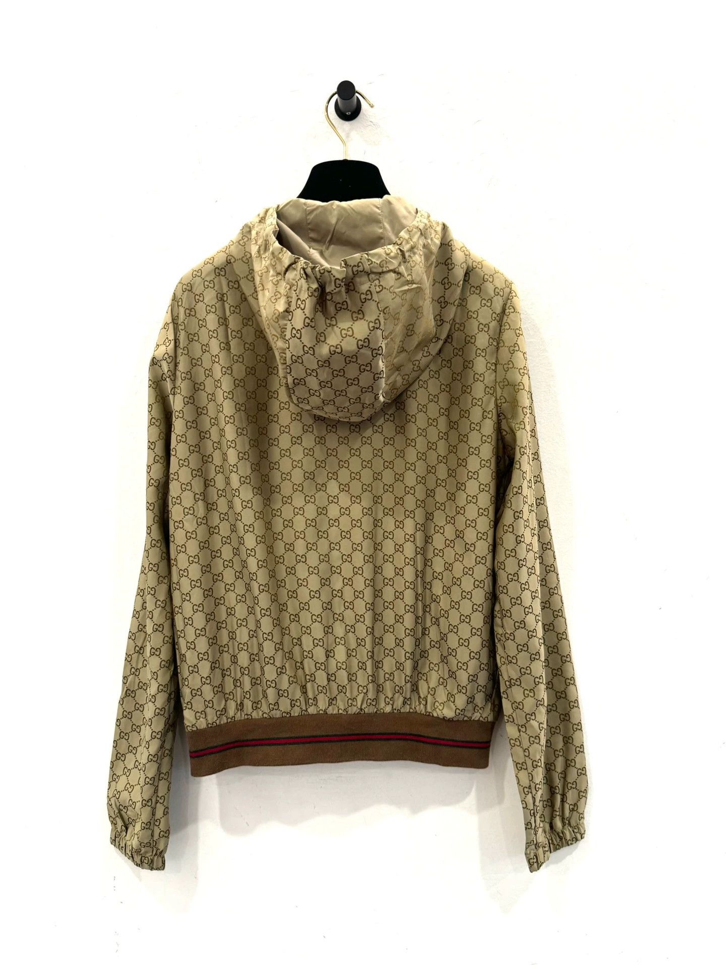 Gucci Gucci brown all-over logo bomber jacket Size XS / US 0-2 / IT 36-38 - 2 Thumbnail