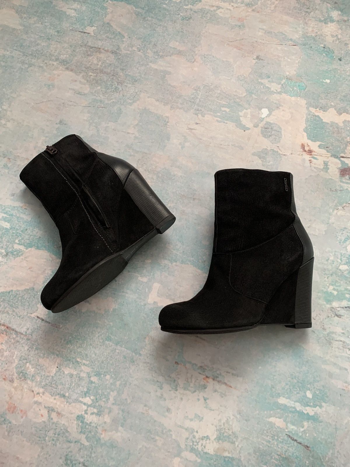 G-Star Vintage G-Star Raw Ankle Boots Suede Black Size US6 Size US 6 / IT 36 - 2 Thumbnail