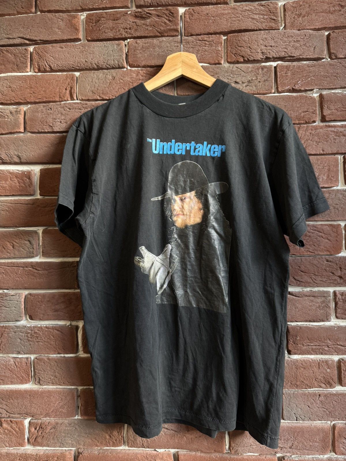 Vintage Vintage 90s Undertaker Wwe wwf wrestling tshirt rare hype Size US M / EU 48-50 / 2 - 1 Thumbnail