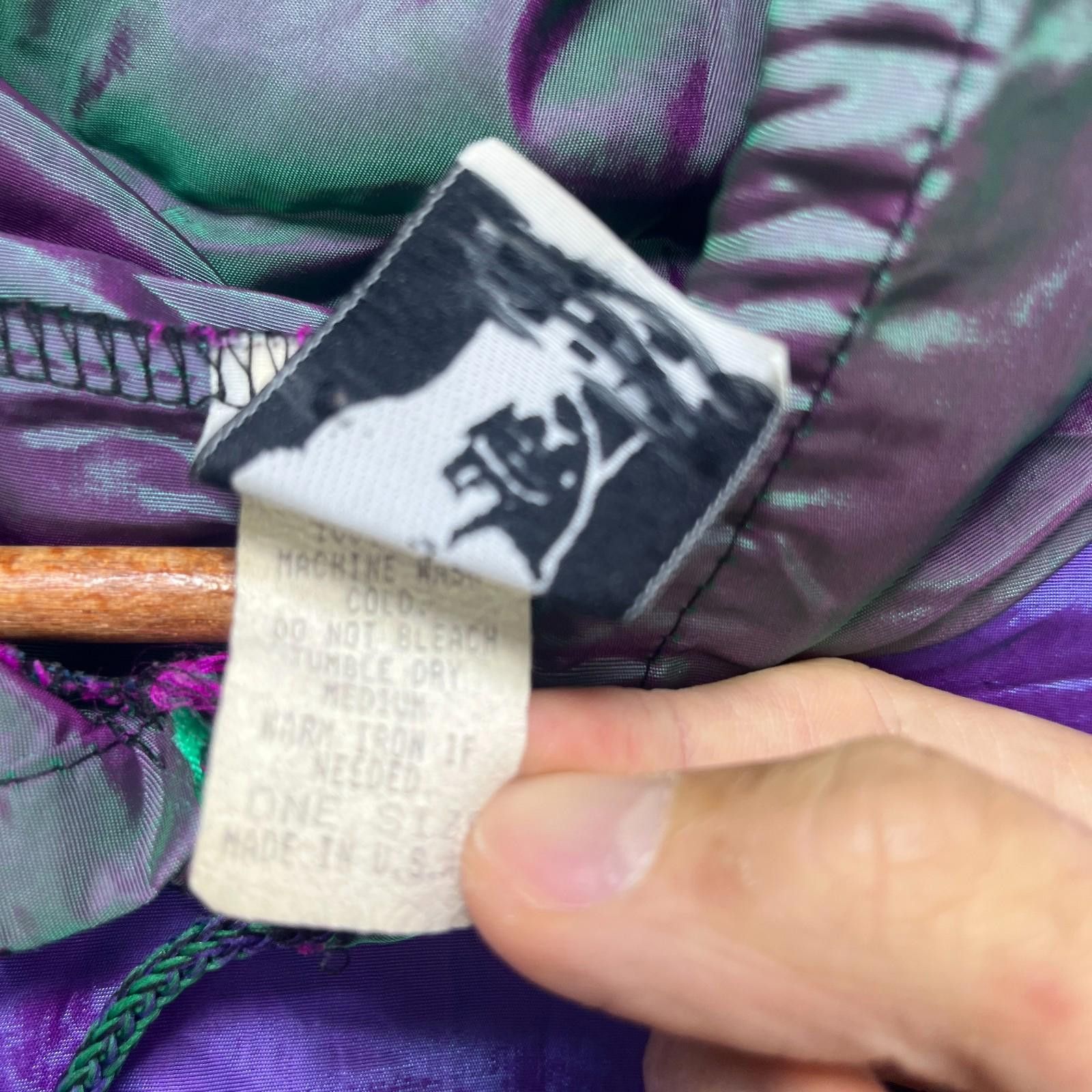 Wish Me Luck Vintage 90s Wise Guy Surf Style Anorak Jacket One Size Size US L / EU 52-54 / 3 - 6 Thumbnail