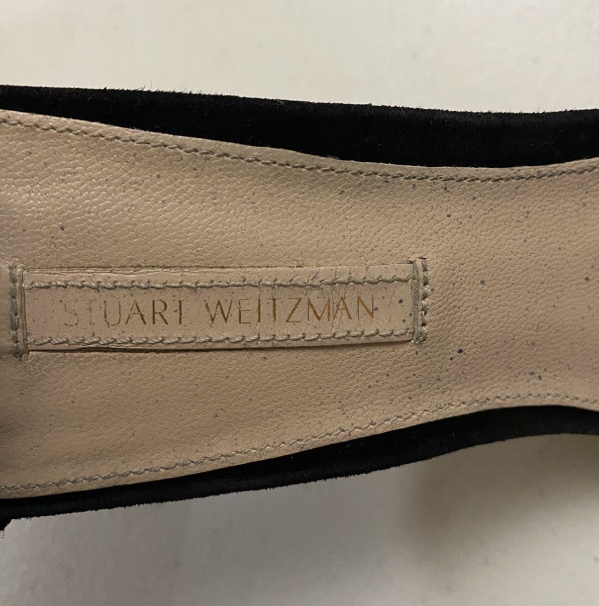 Stuart Weitzman Stuart Weitzman Black Suede 75LessNudist Sandals Heels 10 M Size US 10 / IT 40 - 2 Thumbnail