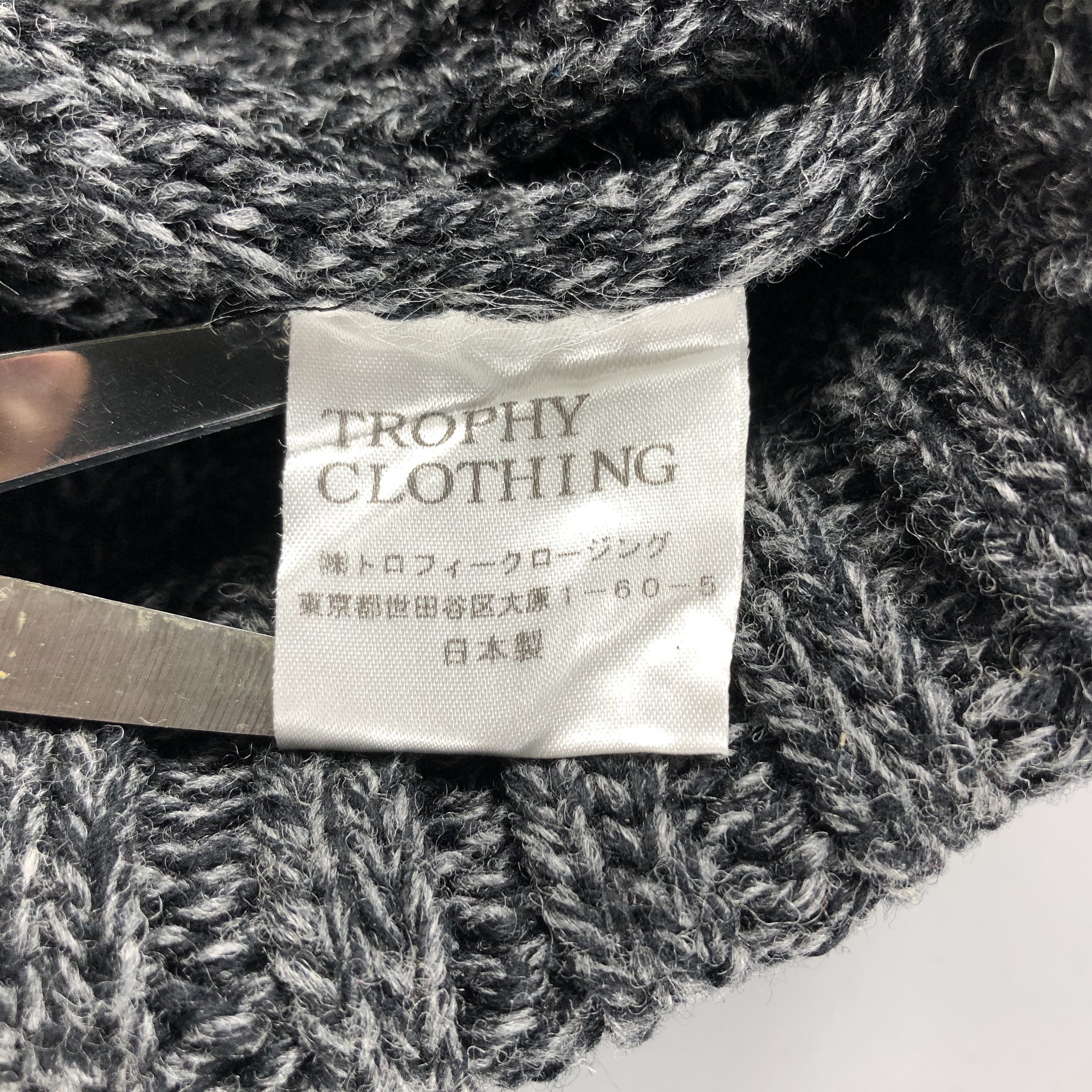 Trophy Clothing × Vintage Trophy Clothing Ribbed Beanie Snow Hat Snow Cap -D1195 Size ONE SIZE - 5 Thumbnail