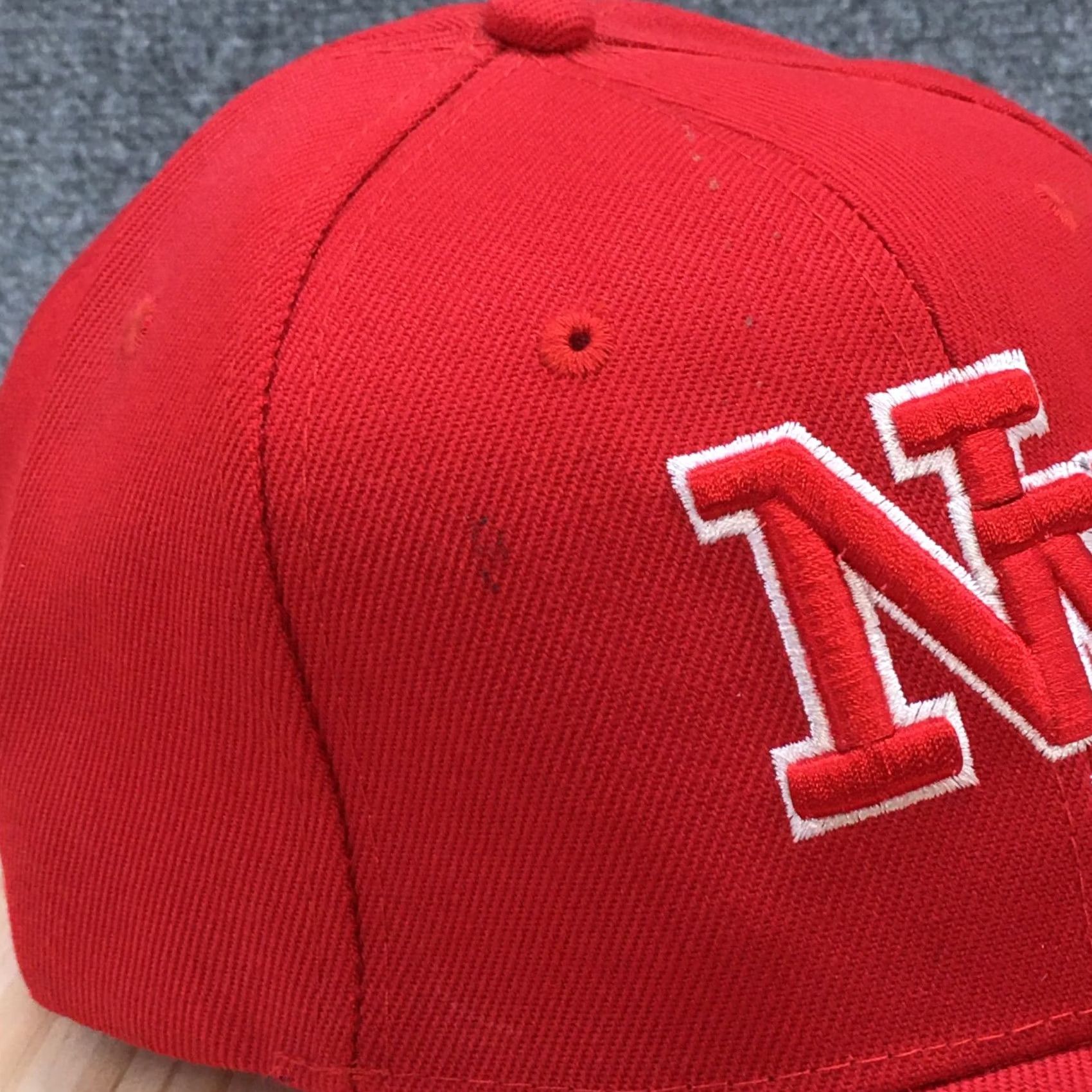 Logo 7 New York Yankees Baseball Cap Hat Men Red One Size Adjustable Embroidered Logo Size ONE SIZE - 4 Thumbnail